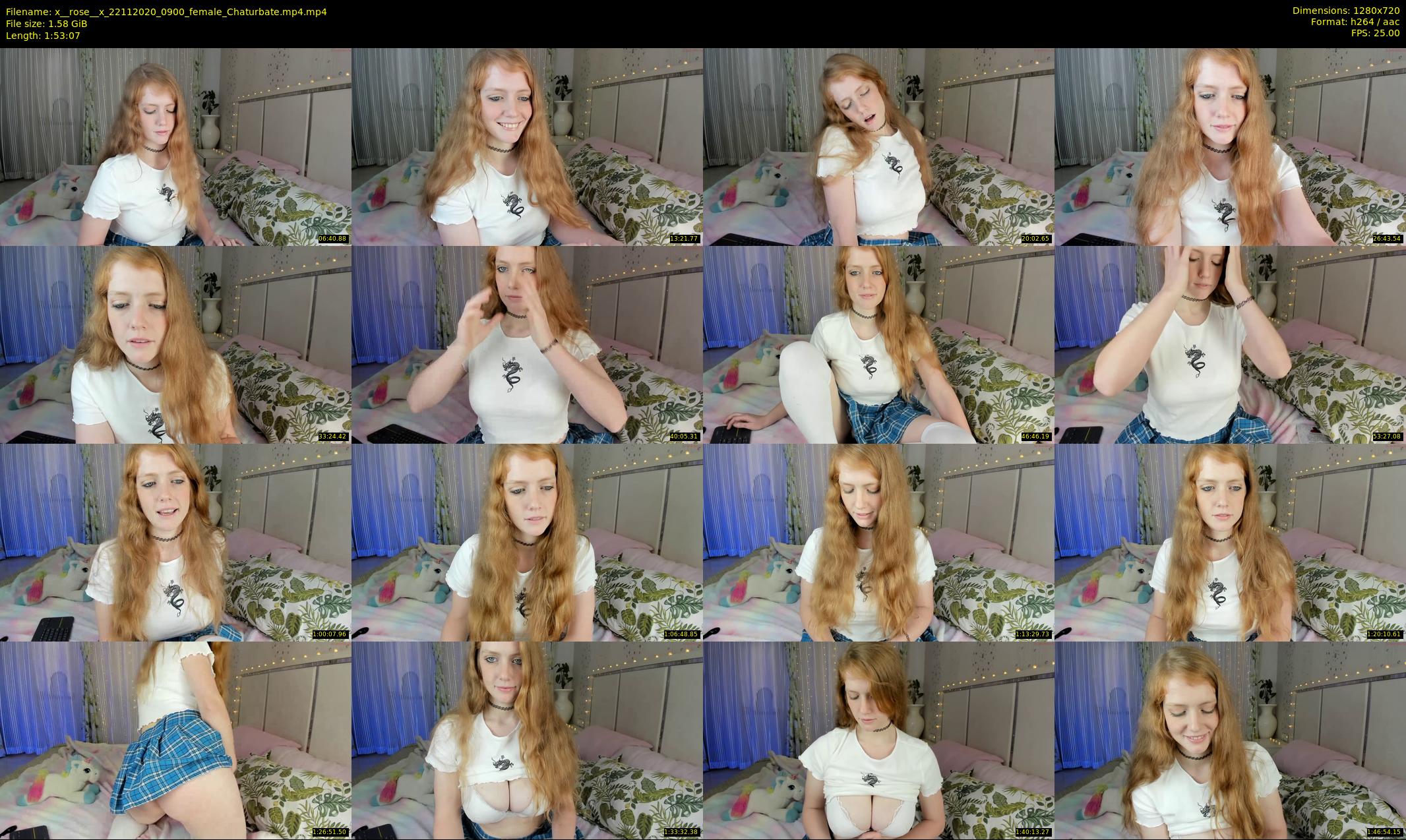 x__rose__x — 114 minute Chaturbate female cam show recording, 720p, Nov 22, 2020