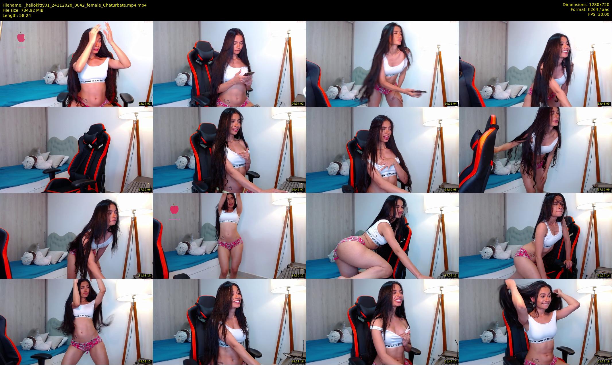 _hellokitty01 — 59 minute Chaturbate female cam show recording, 720p, Nov 24, 2020