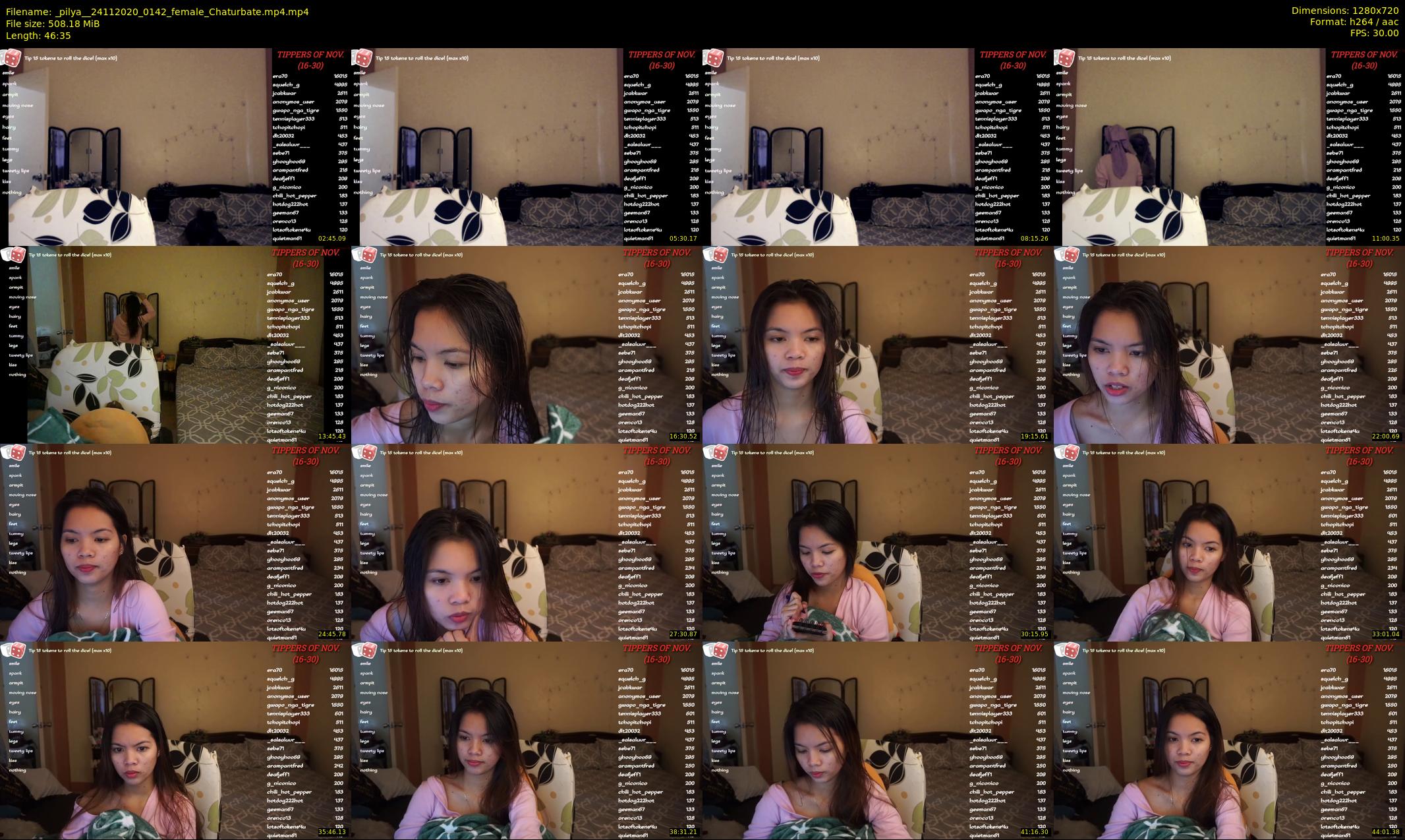 _pilya_ — 47 minute Chaturbate female cam show recording, 720p, Nov 24, 2020