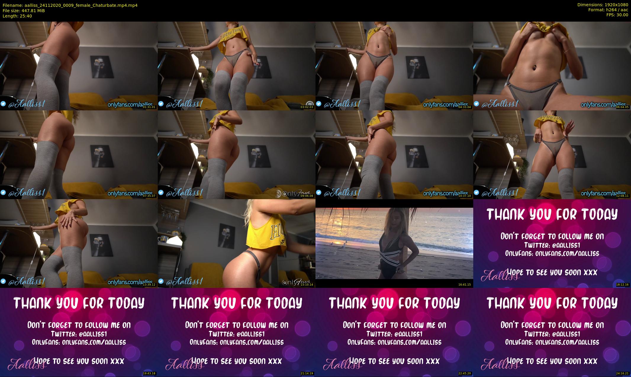 aalliss — 26 minute Chaturbate female cam show recording, 1080p, Nov 24, 2020