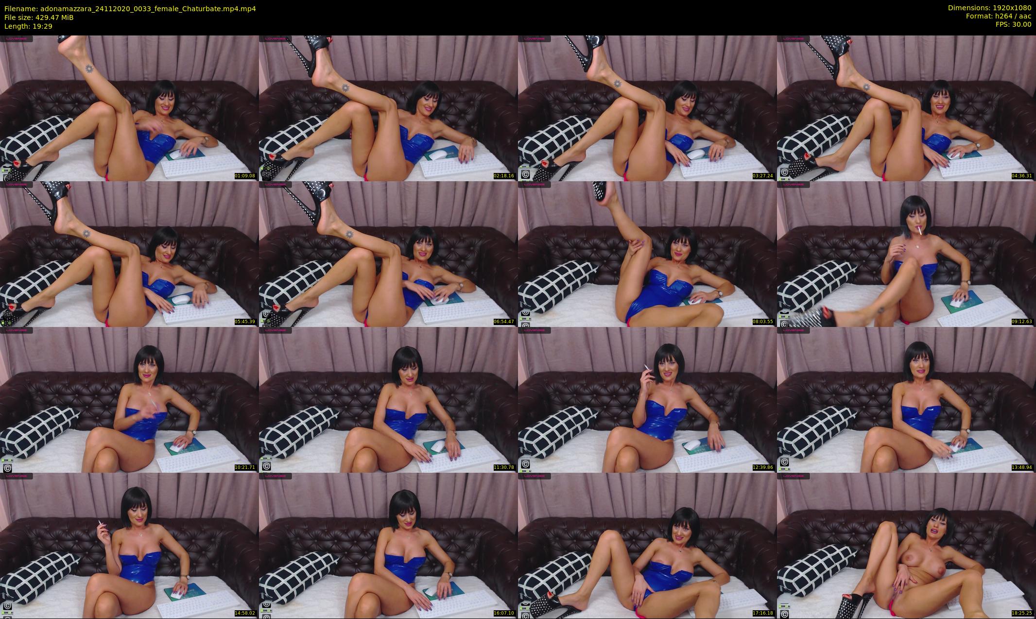 adonamazzara — 20 minute Chaturbate female cam show recording, 1080p, Nov 24, 2020