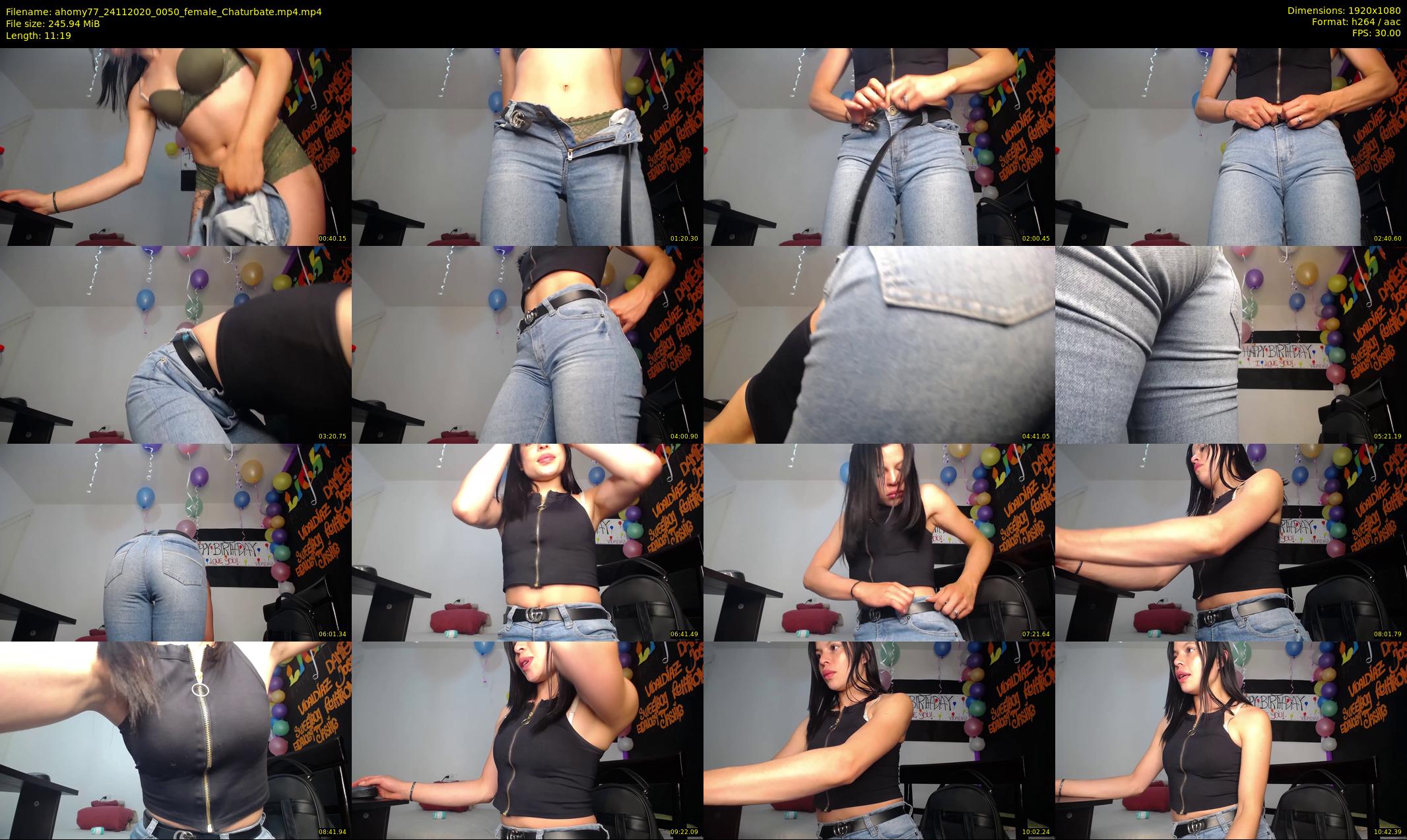 ahomy77 — 12 minute Chaturbate female cam show recording, 1080p, Nov 24, 2020