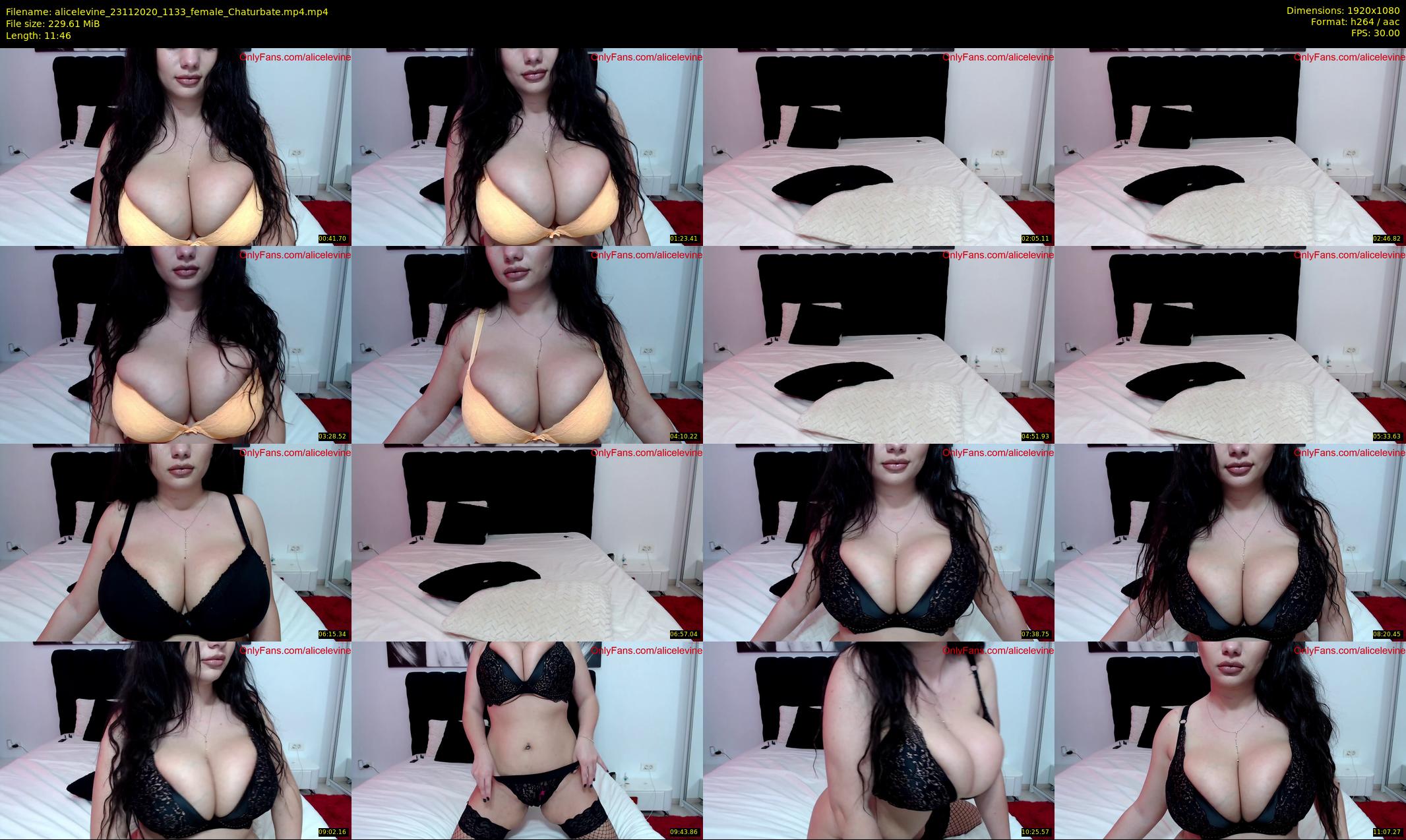 alicelevine — 12 minute Chaturbate female cam show recording, 1080p, Nov 23, 2020