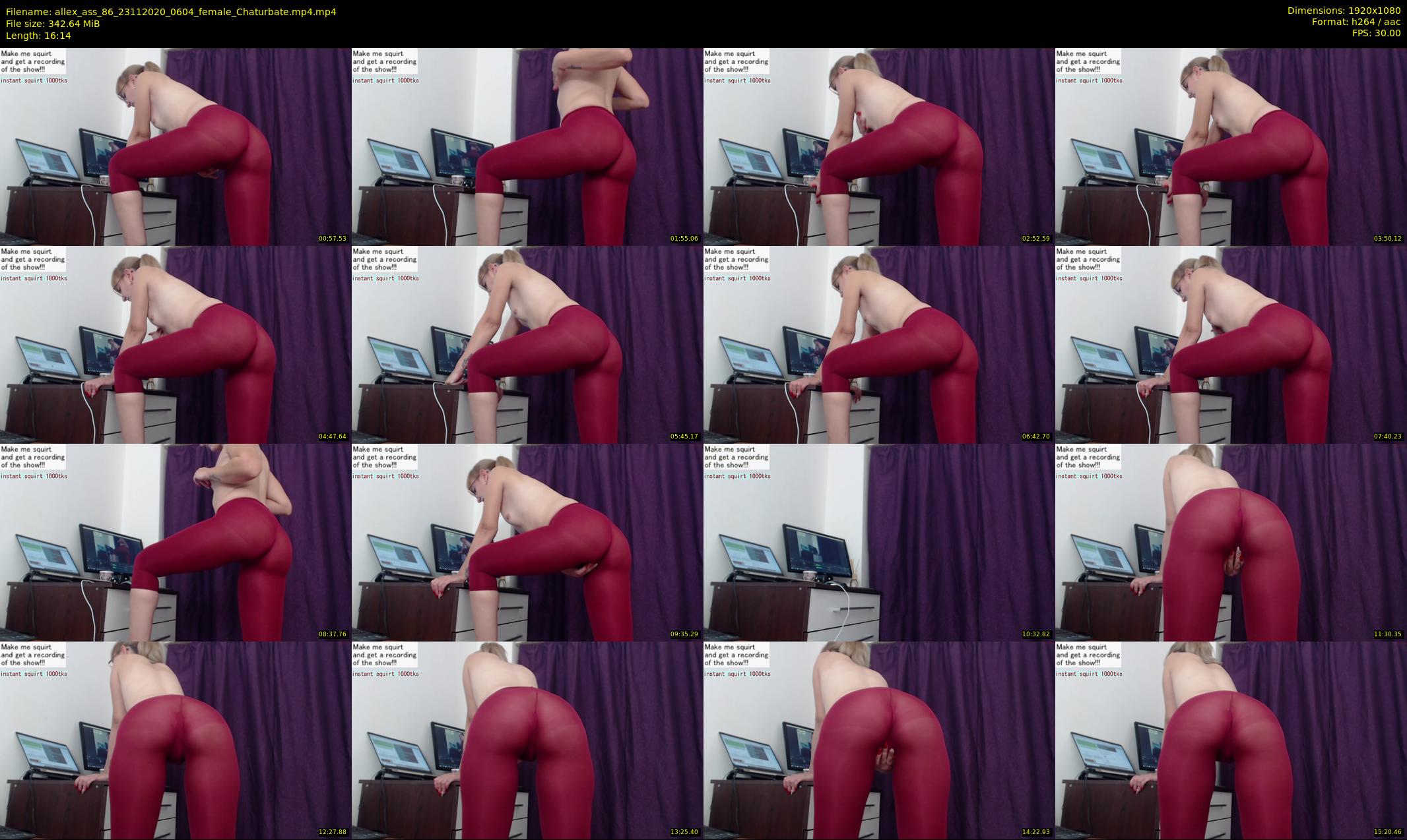 allex_ass_86 — 17 minute Chaturbate female cam show recording, 1080p, Nov 23, 2020