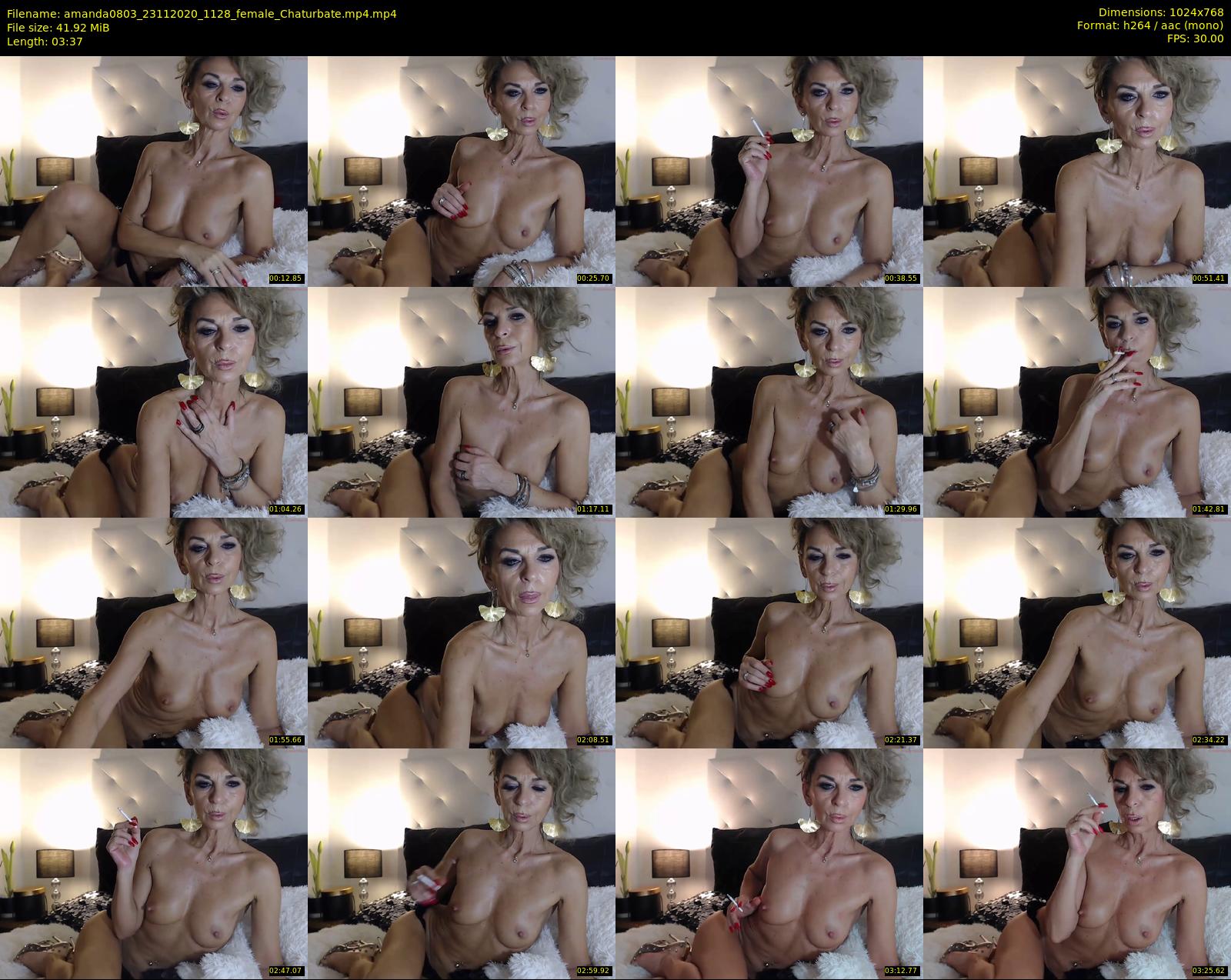 amanda0803 — 4 minute Chaturbate female cam show recording, 720p, Nov 23, 2020