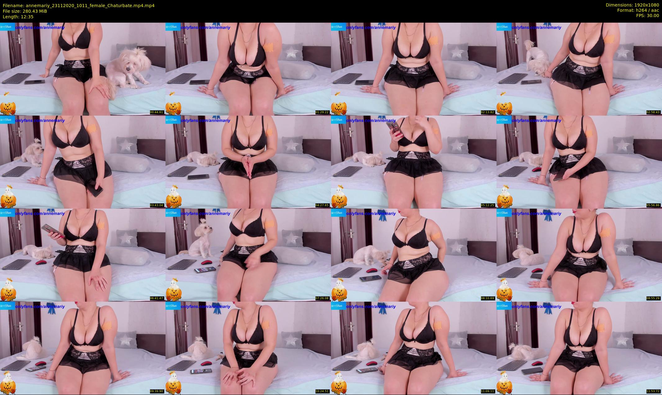annemariy — 13 minute Chaturbate female cam show recording, 1080p, Nov 23, 2020