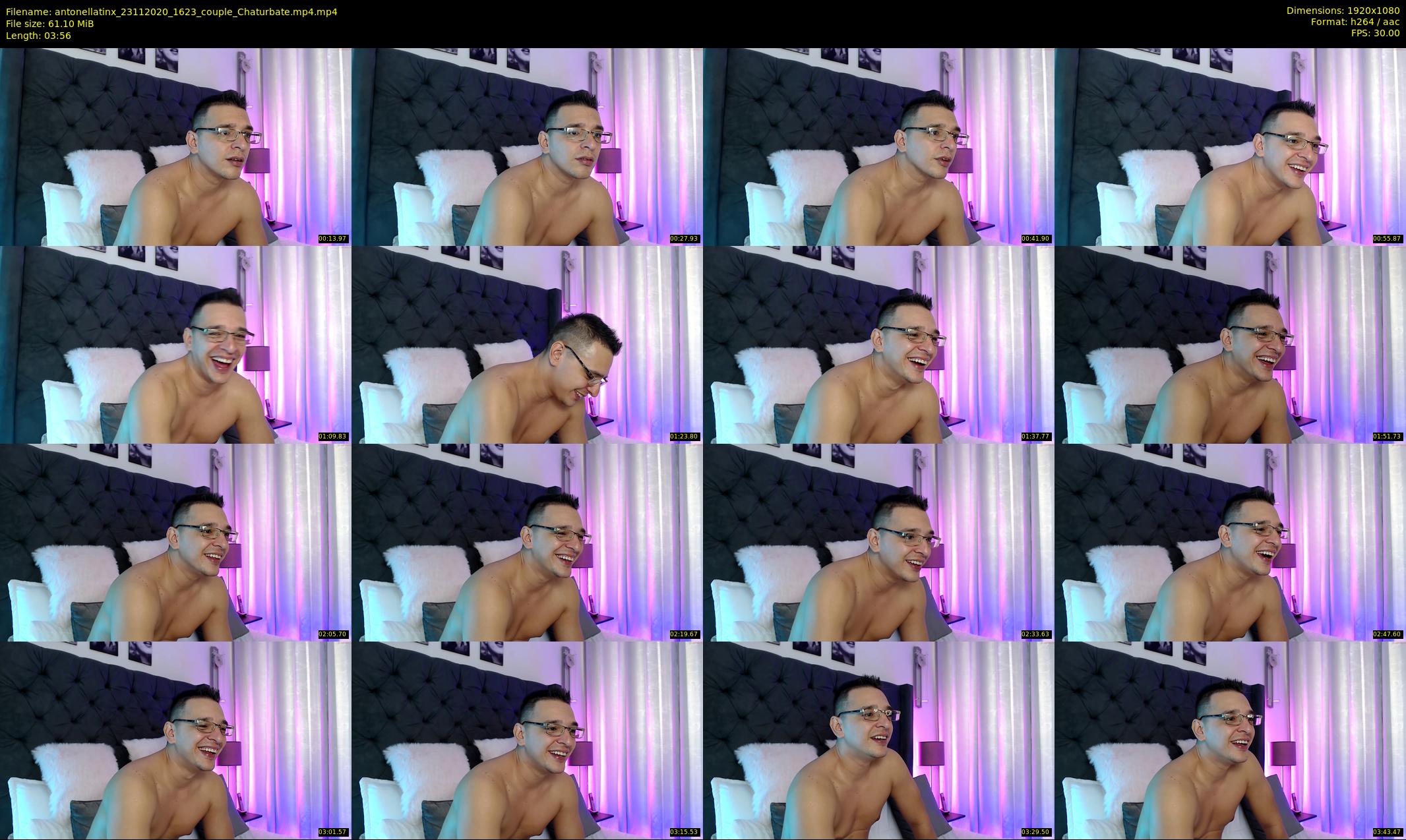 antonellatinx — 4 minute Chaturbate couple cam show recording, 1080p, Nov 23, 2020