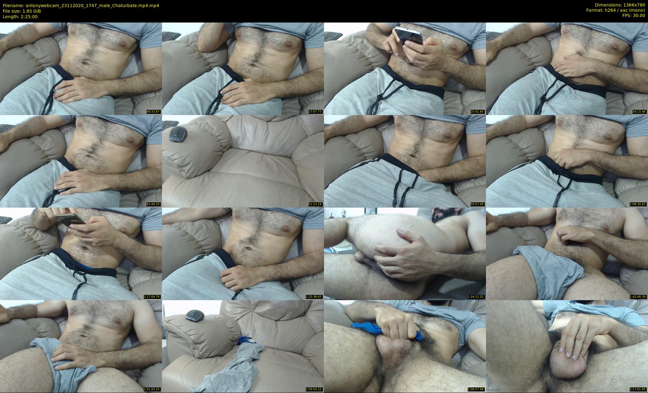 antonywebcam — 145 minute Chaturbate male cam show recording, 720p, Nov 23, 2020
