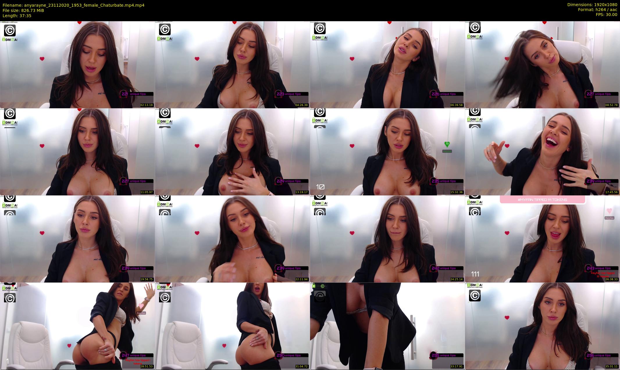 anyarayne — 38 minute Chaturbate female cam show recording, 1080p, Nov 23, 2020