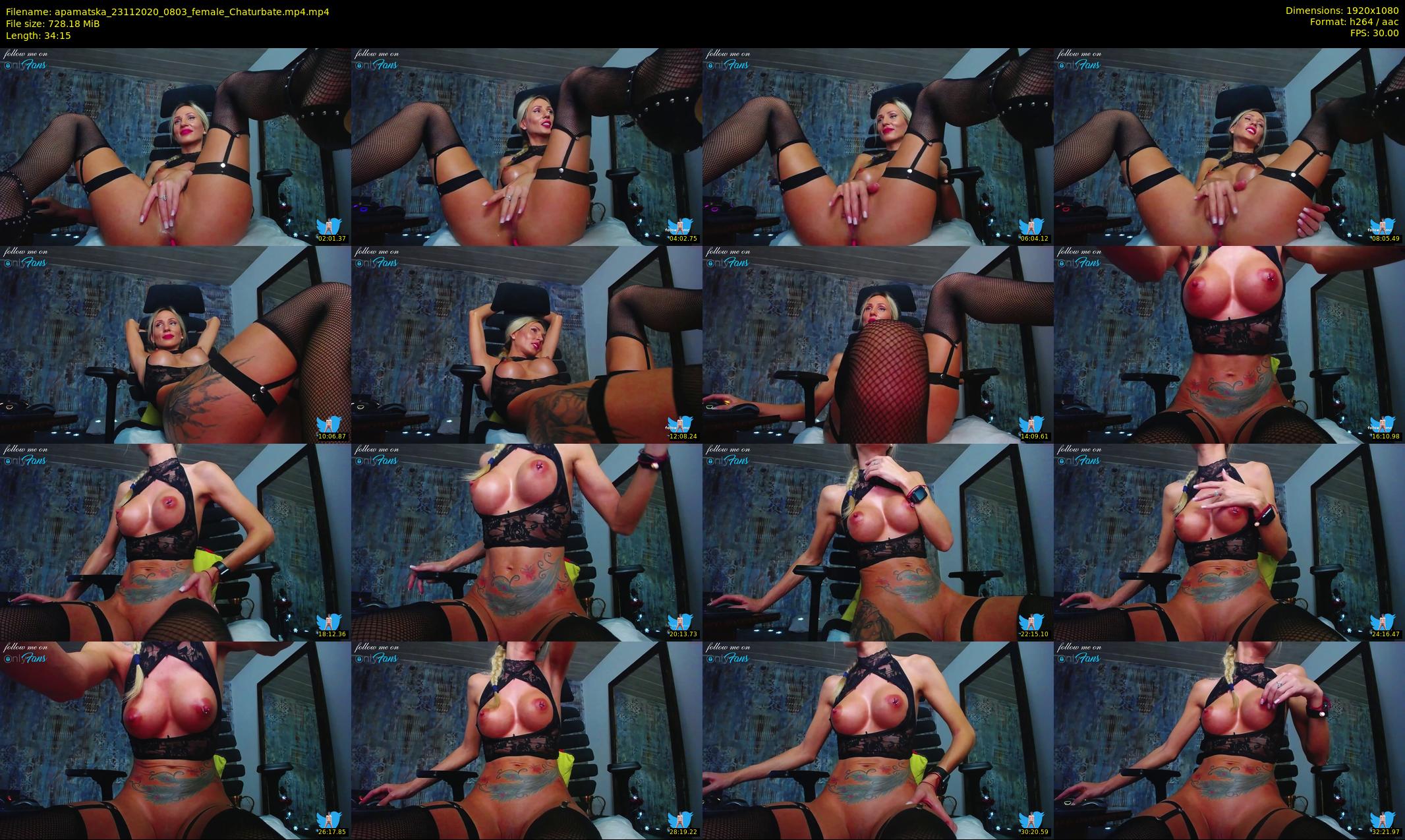 apamatska — 35 minute Chaturbate female cam show recording, 1080p, Nov 23, 2020