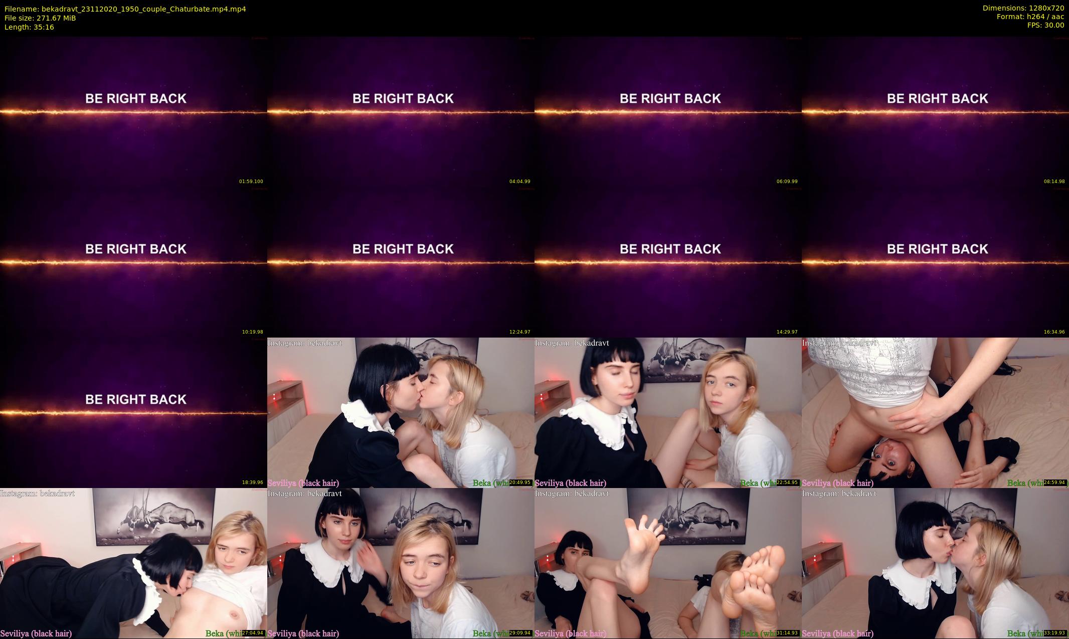 bekadravt — 36 minute Chaturbate couple cam show recording, 720p, Nov 23, 2020