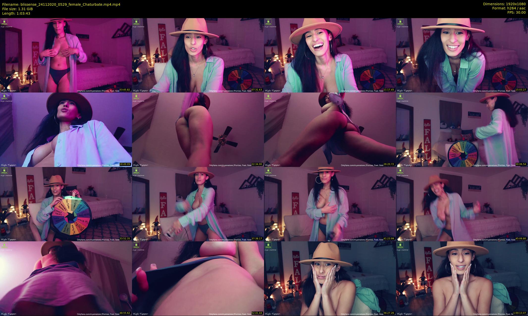 blissense — 64 minute Chaturbate female cam show recording, 1080p, Nov 24, 2020