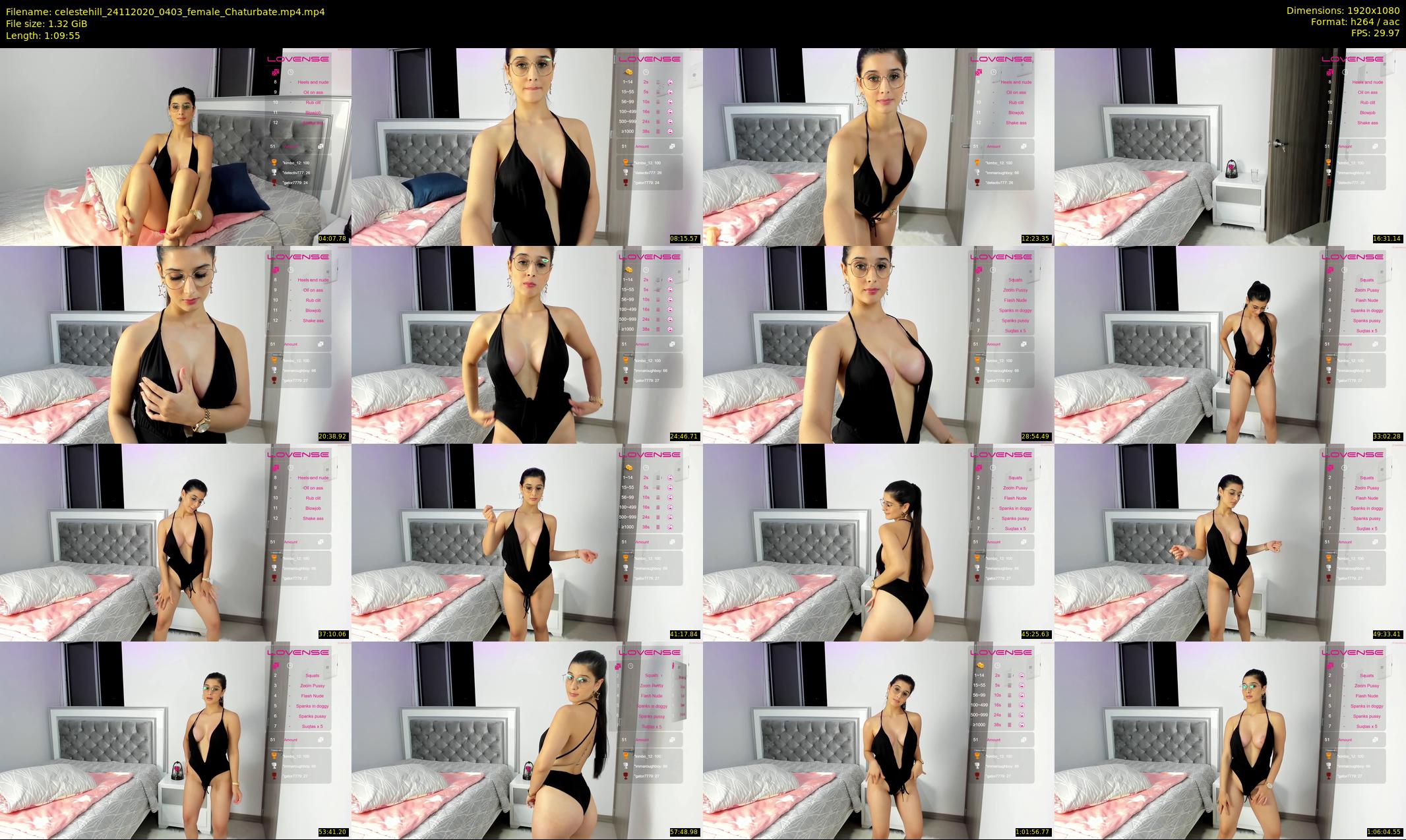 celestehill — 70 minute Chaturbate female cam show recording, 1080p, Nov 24, 2020