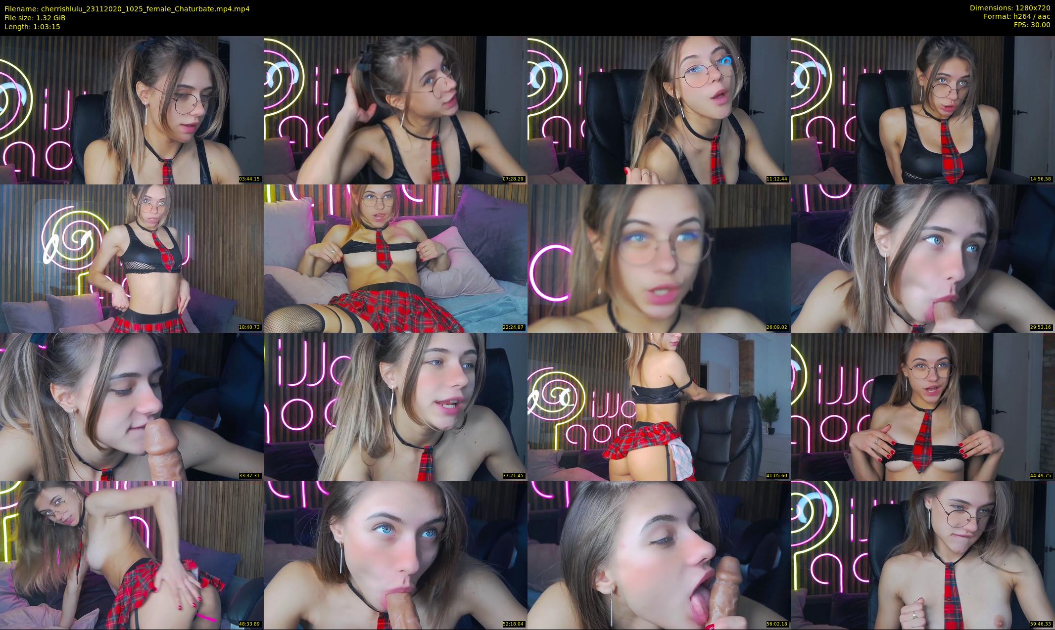 cherrishlulu — 64 minute Chaturbate female cam show recording, 720p, Nov 23, 2020