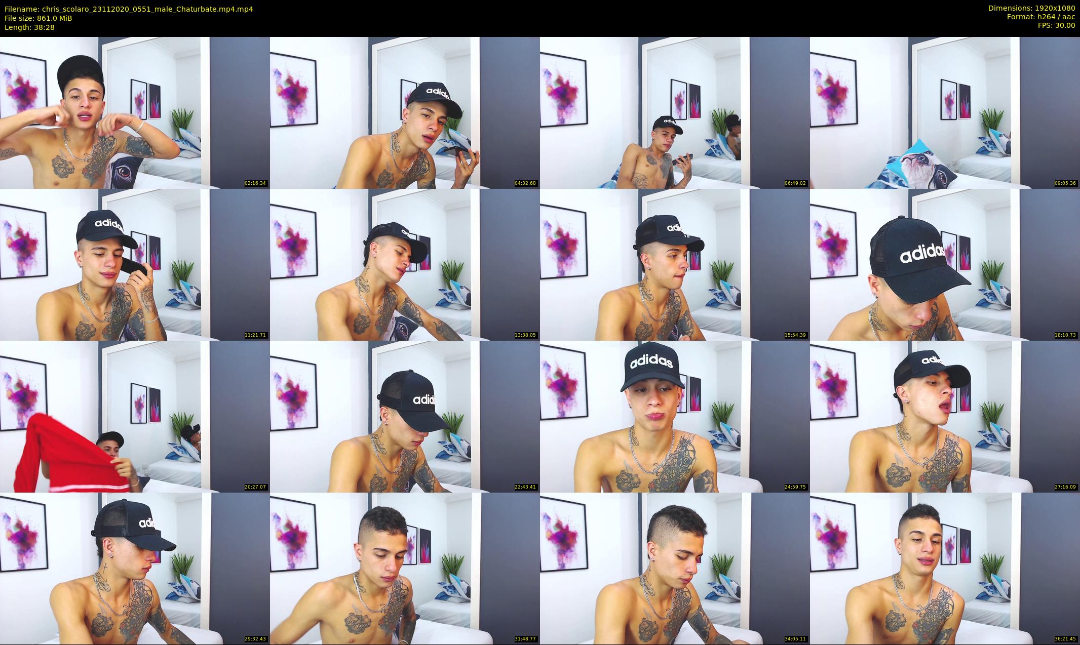 chris_scolaro — 39 minute Chaturbate male cam show recording, 1080p, Nov 23, 2020