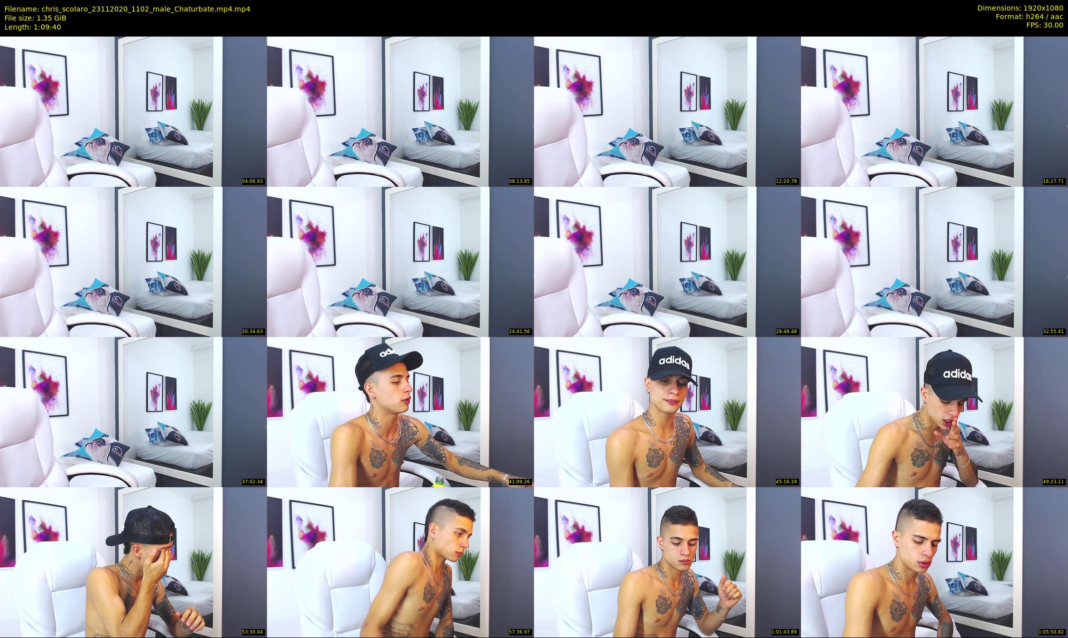 chris_scolaro — 70 minute Chaturbate male cam show recording, 1080p, Nov 23, 2020