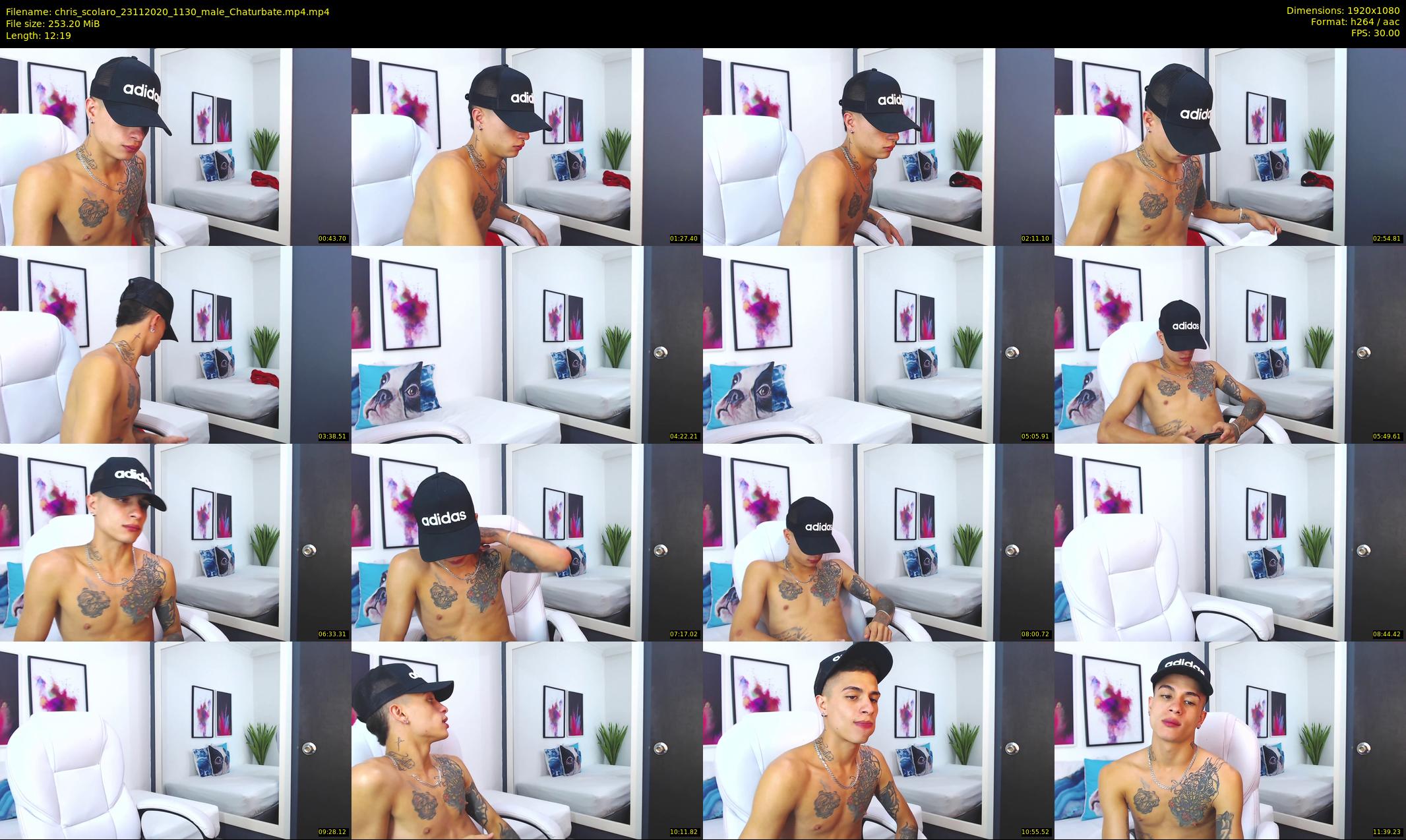 chris_scolaro — 13 minute Chaturbate male cam show recording, 1080p, Nov 23, 2020