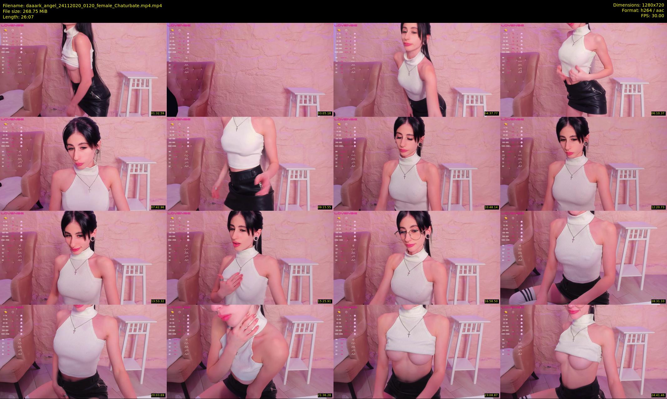 daaark_angel — 27 minute Chaturbate female cam show recording, 720p, Nov 24, 2020