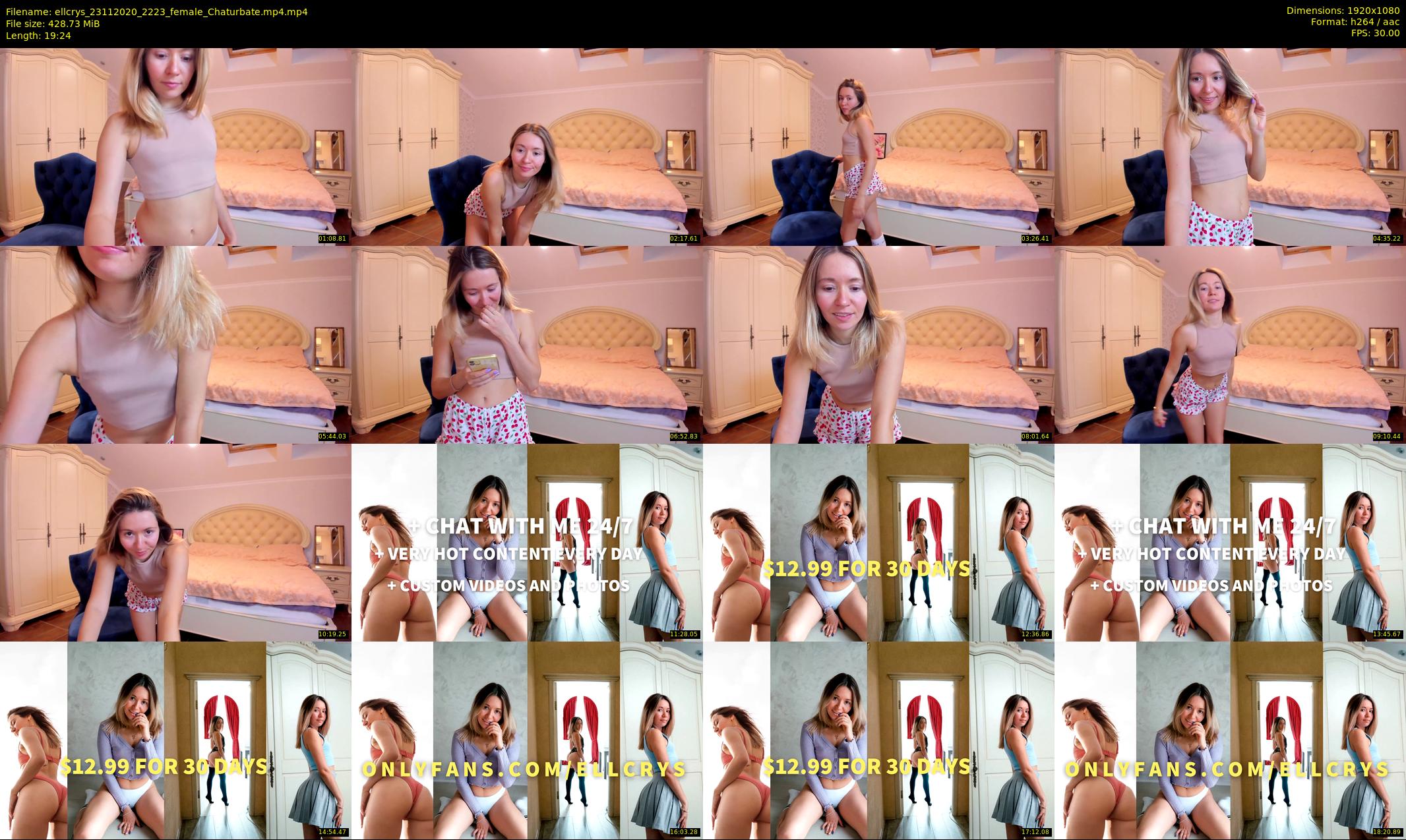 ellcrys — 20 minute Chaturbate couple cam show recording, 1080p, Nov 23, 2020