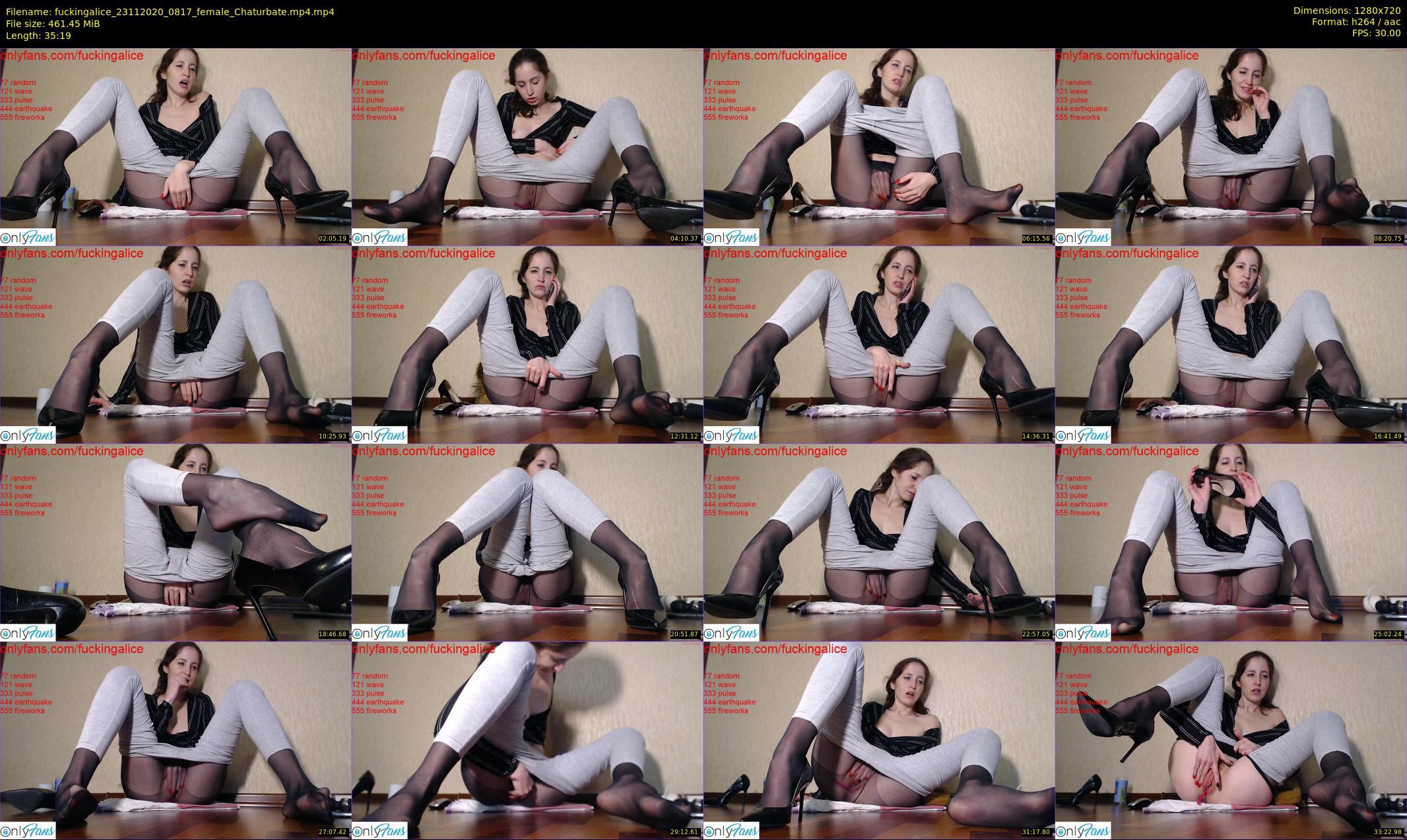 fuckingalice — 36 minute Chaturbate female cam show recording, 720p, Nov 23, 2020