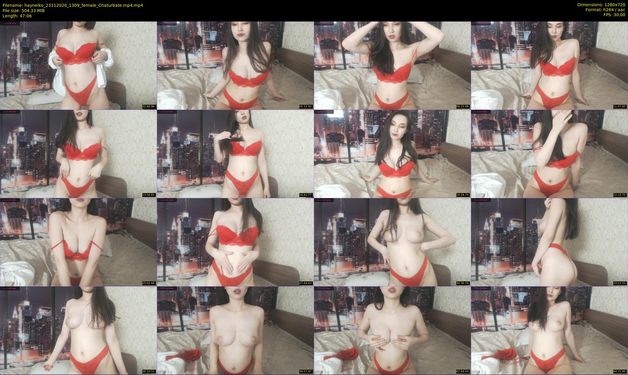 hayneiko — 48 minute Chaturbate female cam show recording, 720p, Nov 23, 2020