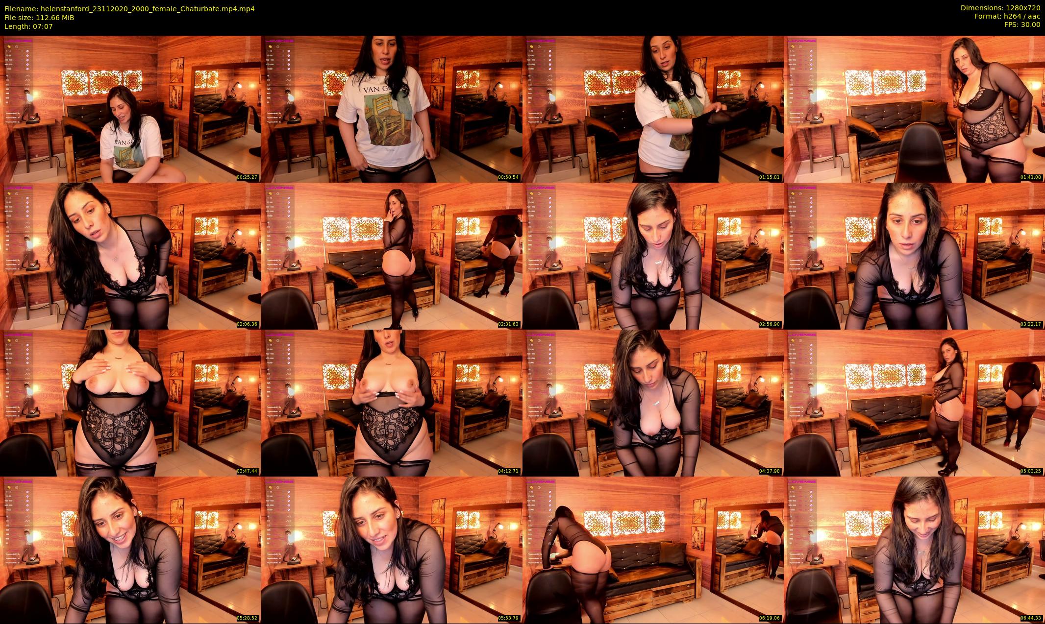 helenstanford — 8 minute Chaturbate female cam show recording, 720p, Nov 23, 2020