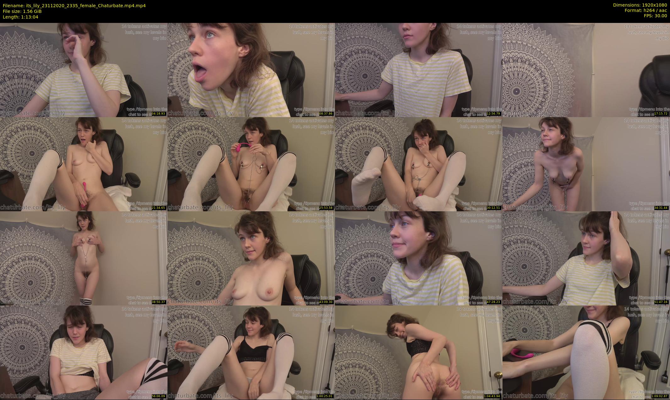 its_lily — 74 minute Chaturbate female cam show recording, 1080p, Nov 23, 2020