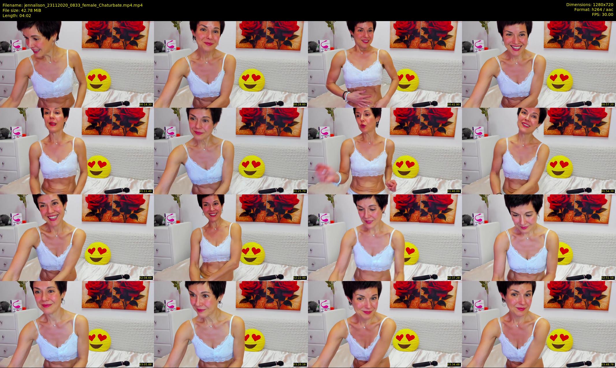 jennalison — 5 minute Chaturbate female cam show recording, 720p, Nov 23, 2020