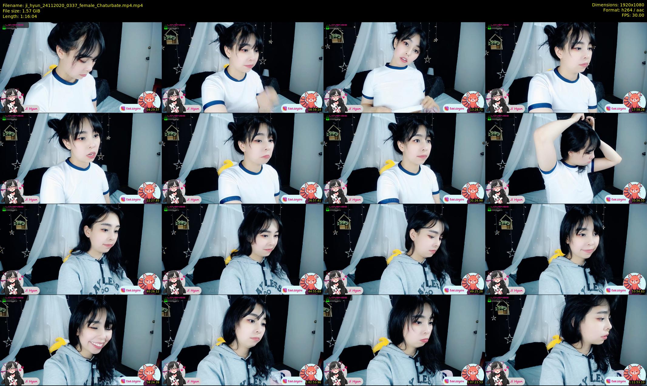 ji_hyun — 77 minute Chaturbate female cam show recording, 1080p, Nov 24, 2020