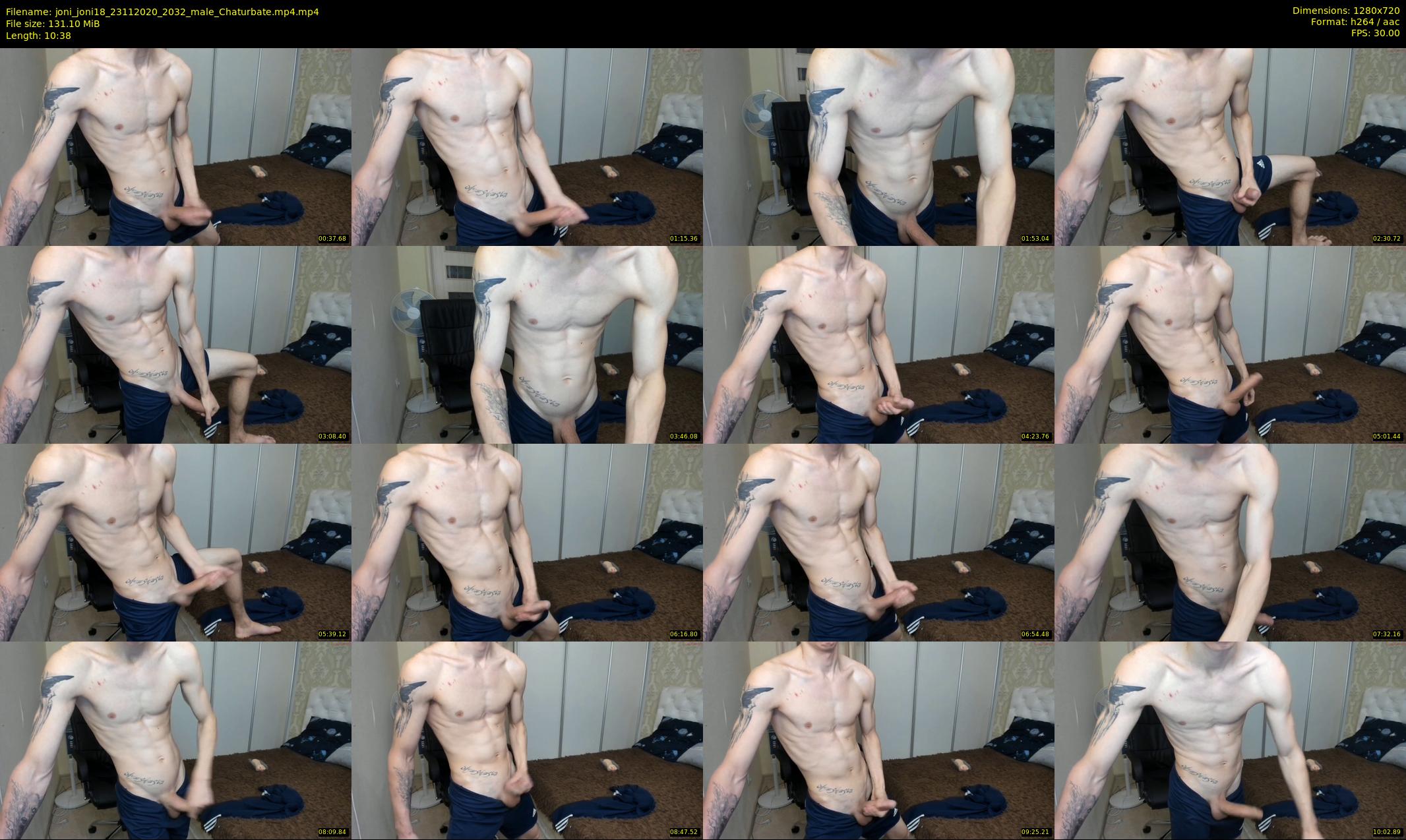 joni_joni18 — 11 minute Chaturbate male cam show recording, 720p, Nov 23, 2020