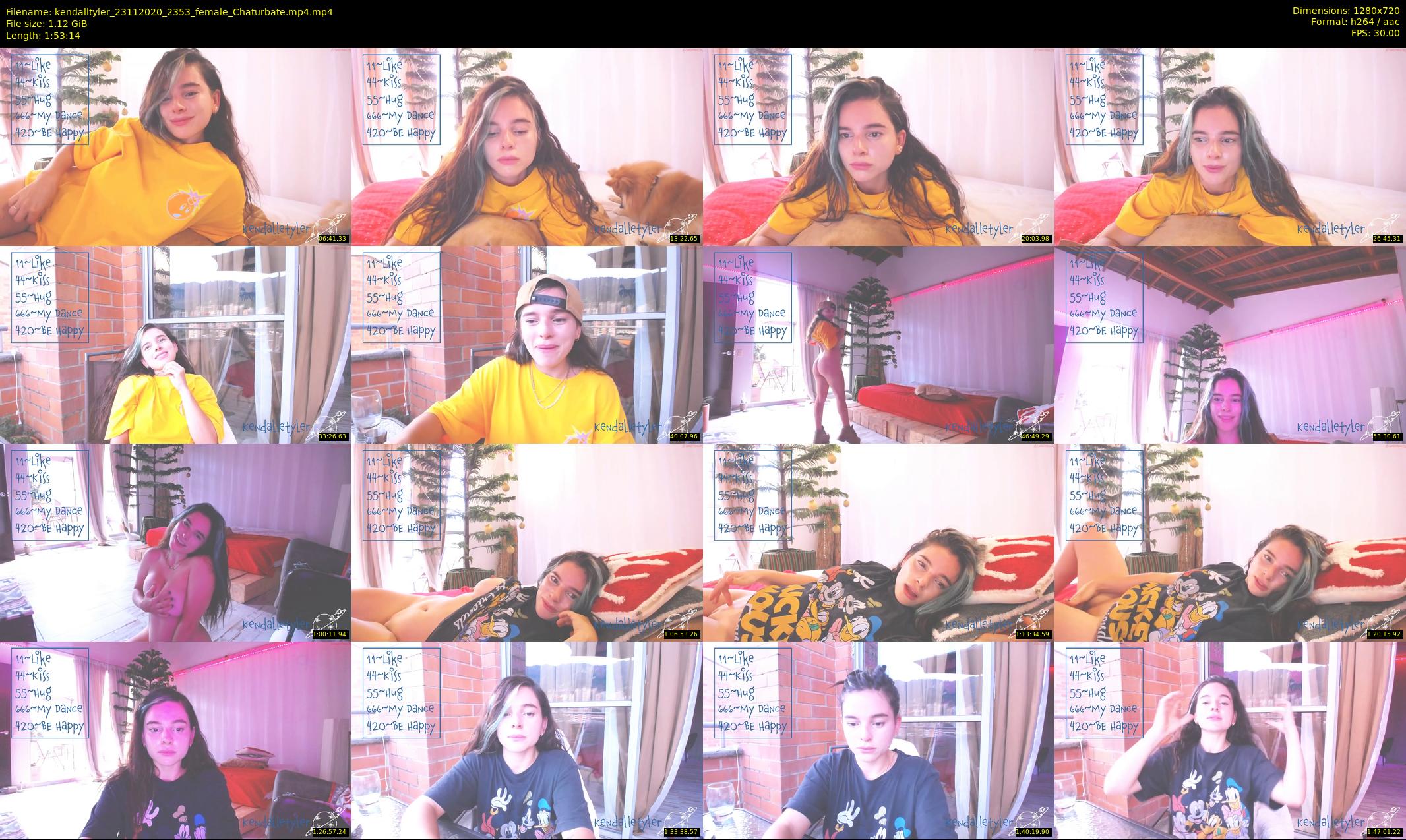 kendalltyler — 114 minute Chaturbate female cam show recording, 720p, Nov 23, 2020