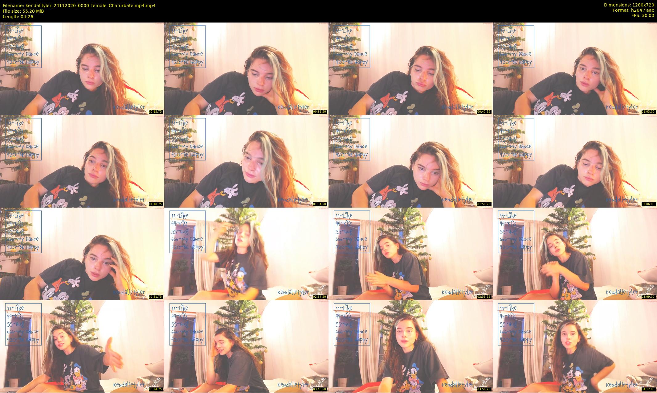 kendalltyler — 5 minute Chaturbate female cam show recording, 720p, Nov 24, 2020