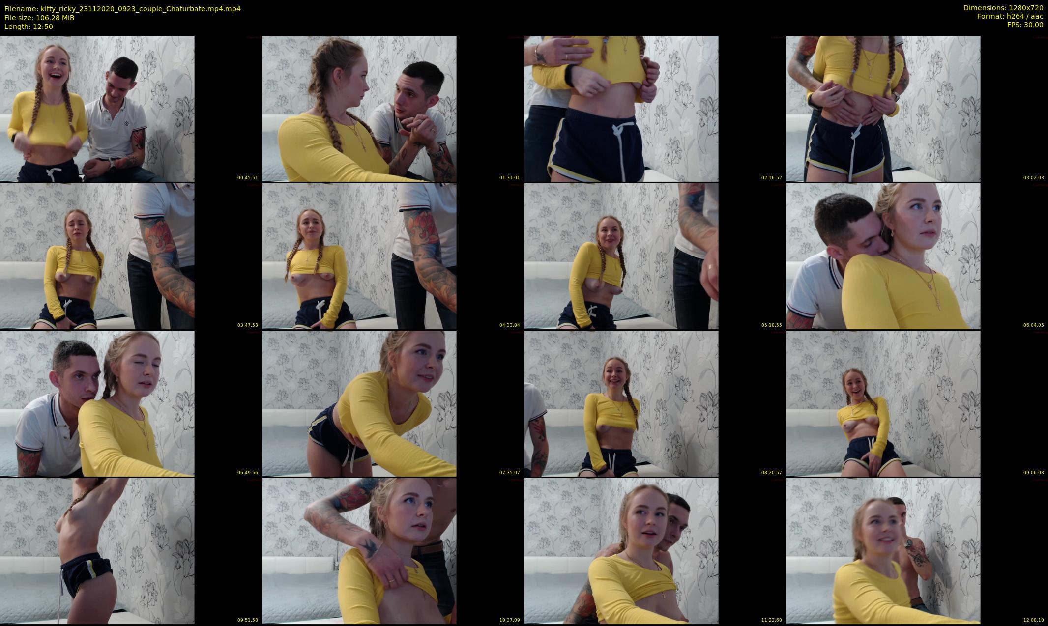 kitty_ricky — 13 minute Chaturbate couple cam show recording, 720p, Nov 23, 2020