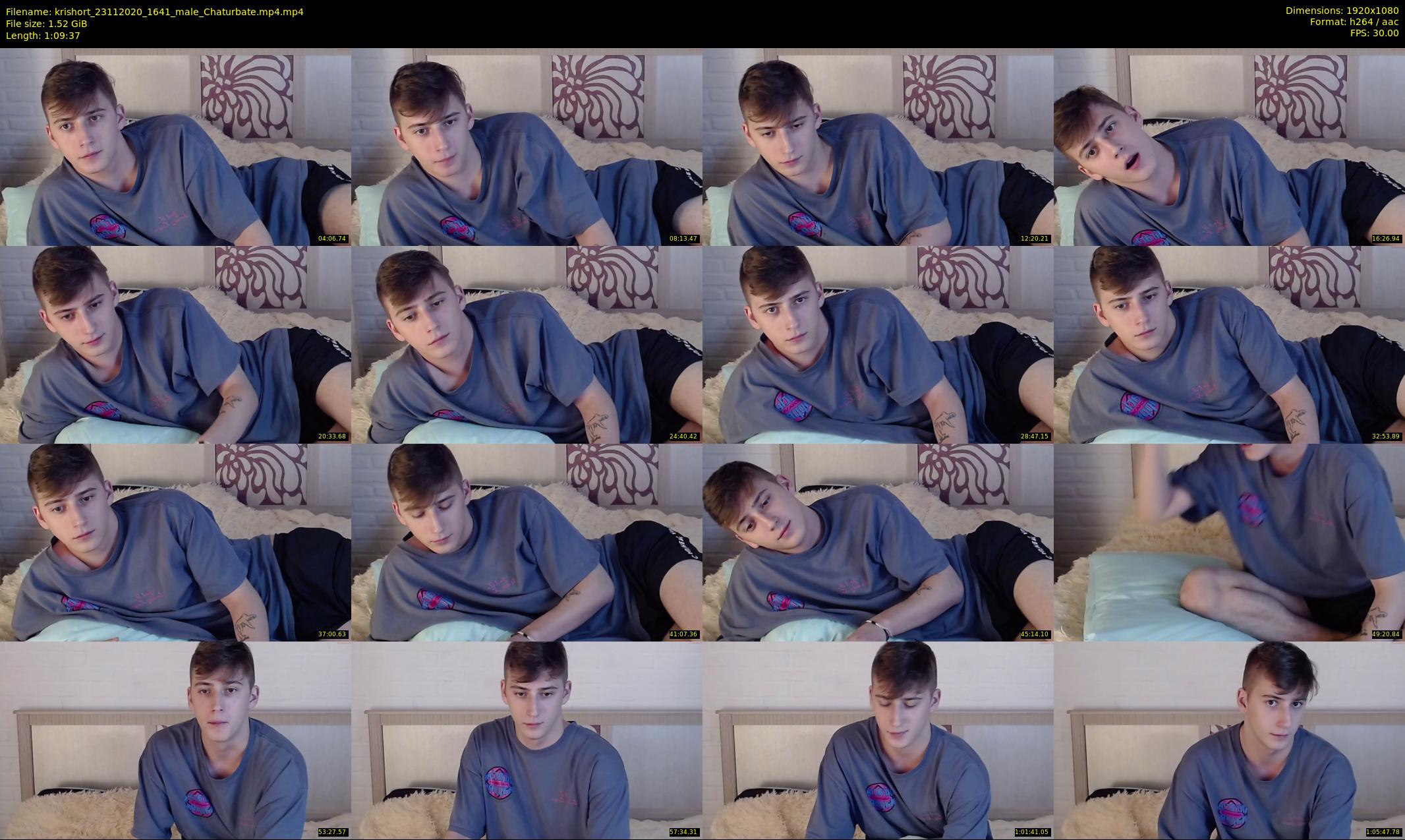 krishort — 70 minute Chaturbate male cam show recording, 1080p, Nov 23, 2020