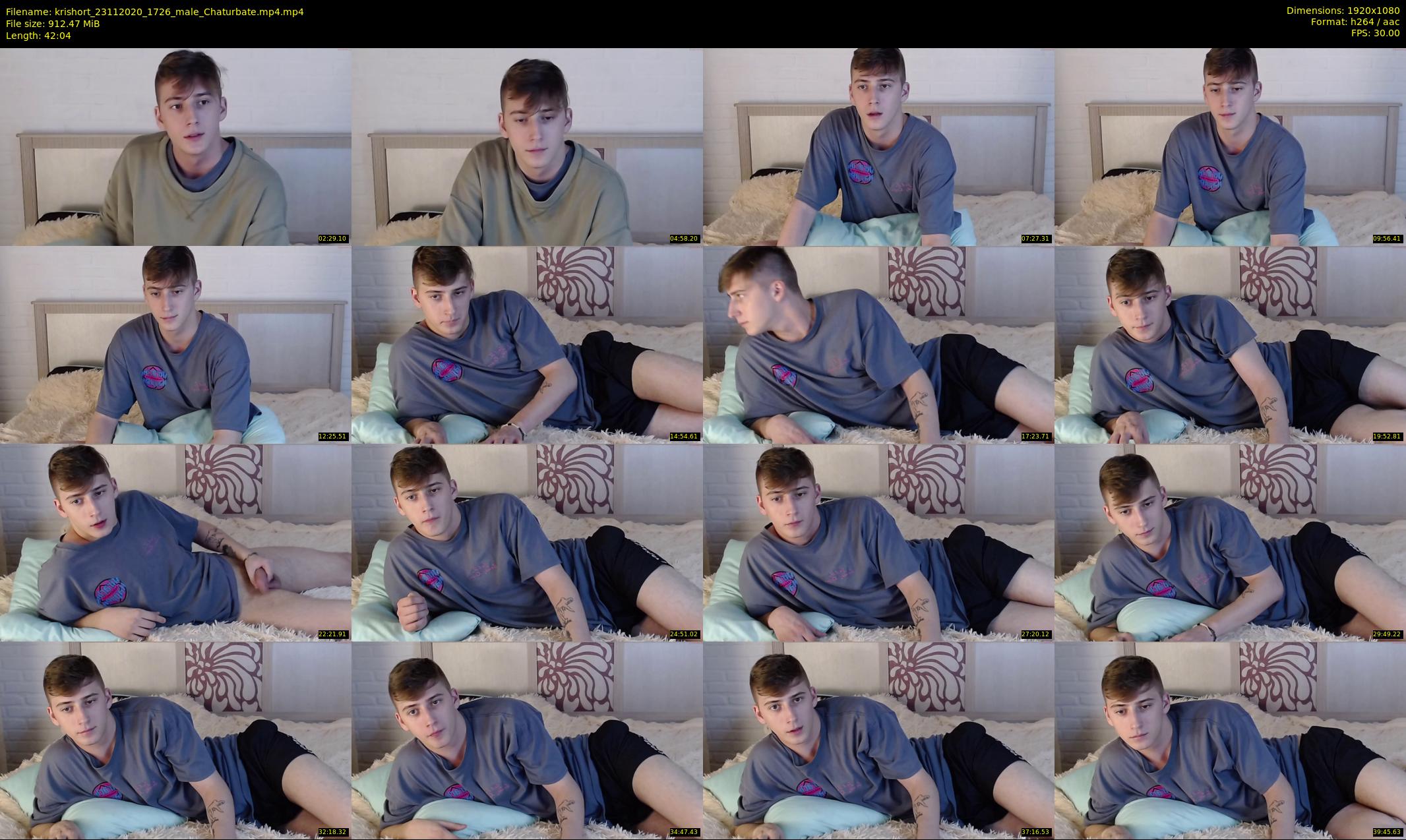 krishort — 43 minute Chaturbate male cam show recording, 1080p, Nov 23, 2020