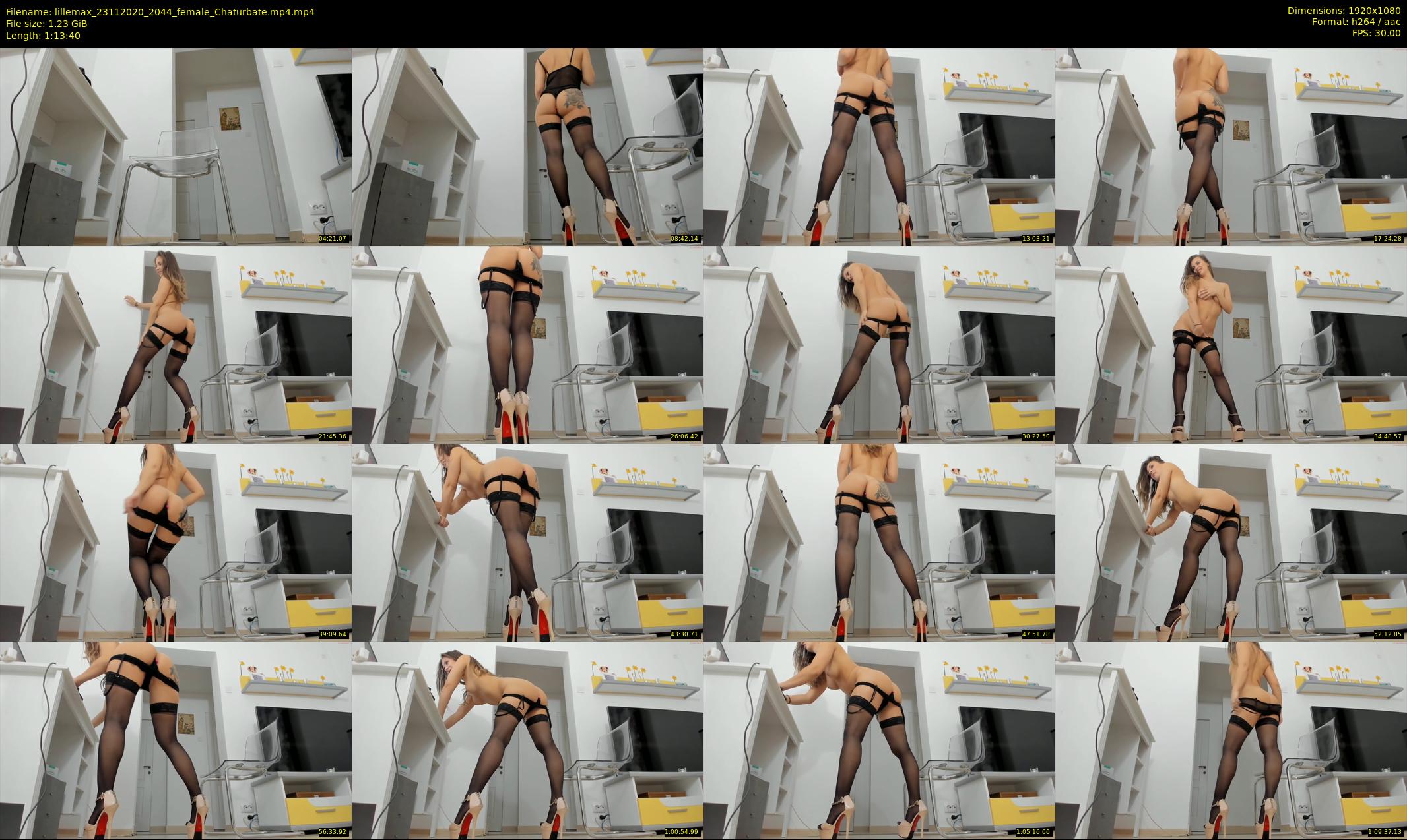 lillemax — 74 minute Chaturbate female cam show recording, 1080p, Nov 23, 2020