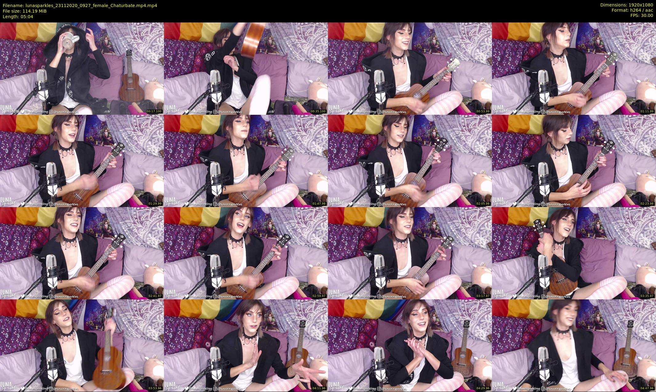 lunasparkles — 6 minute Chaturbate female cam show recording, 1080p, Nov 23, 2020