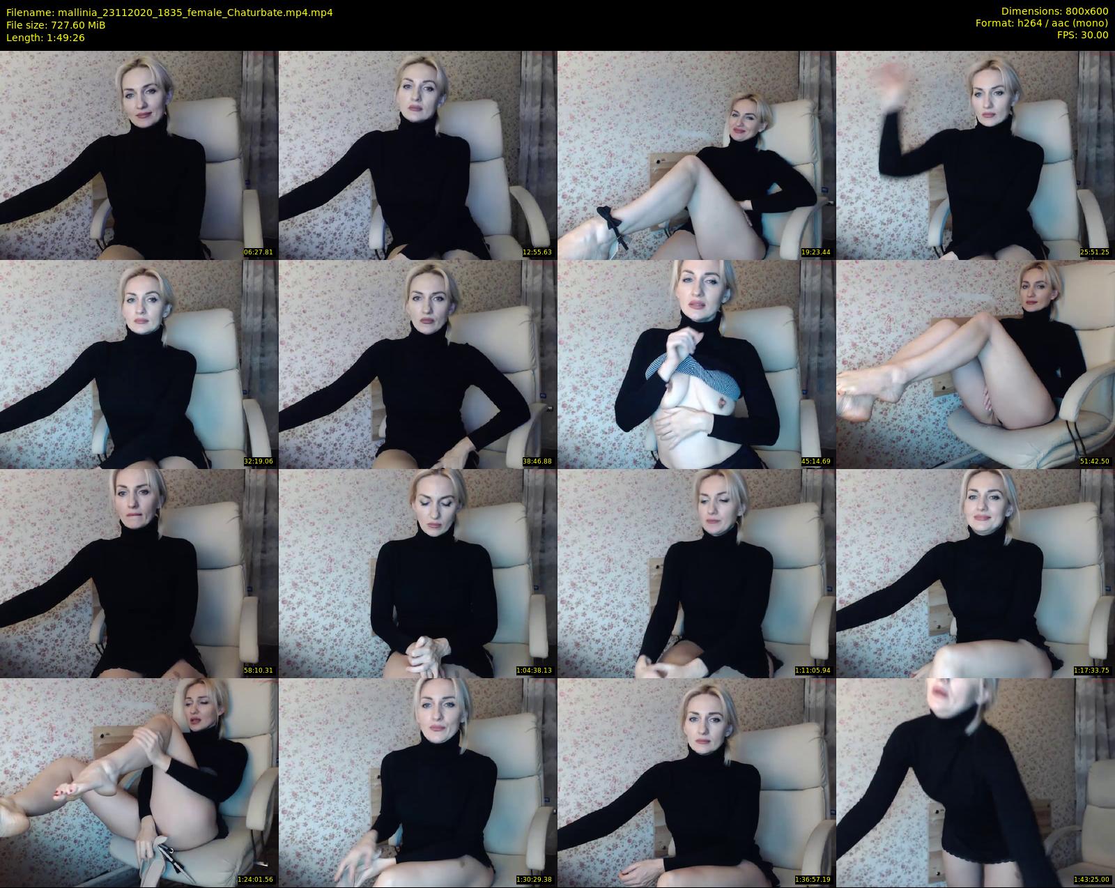 mallinia — 110 minute Chaturbate female cam show recording, 480p, Nov 23, 2020