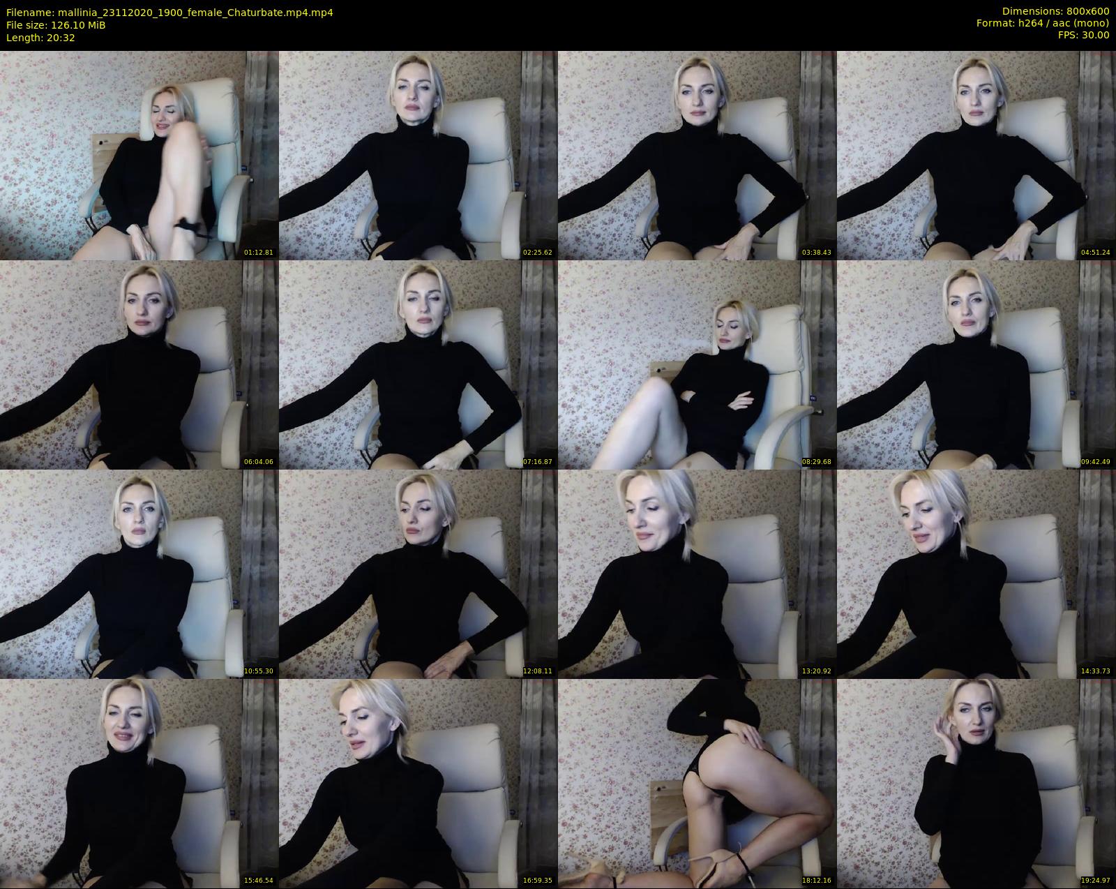 mallinia — 21 minute Chaturbate female cam show recording, 480p, Nov 23, 2020