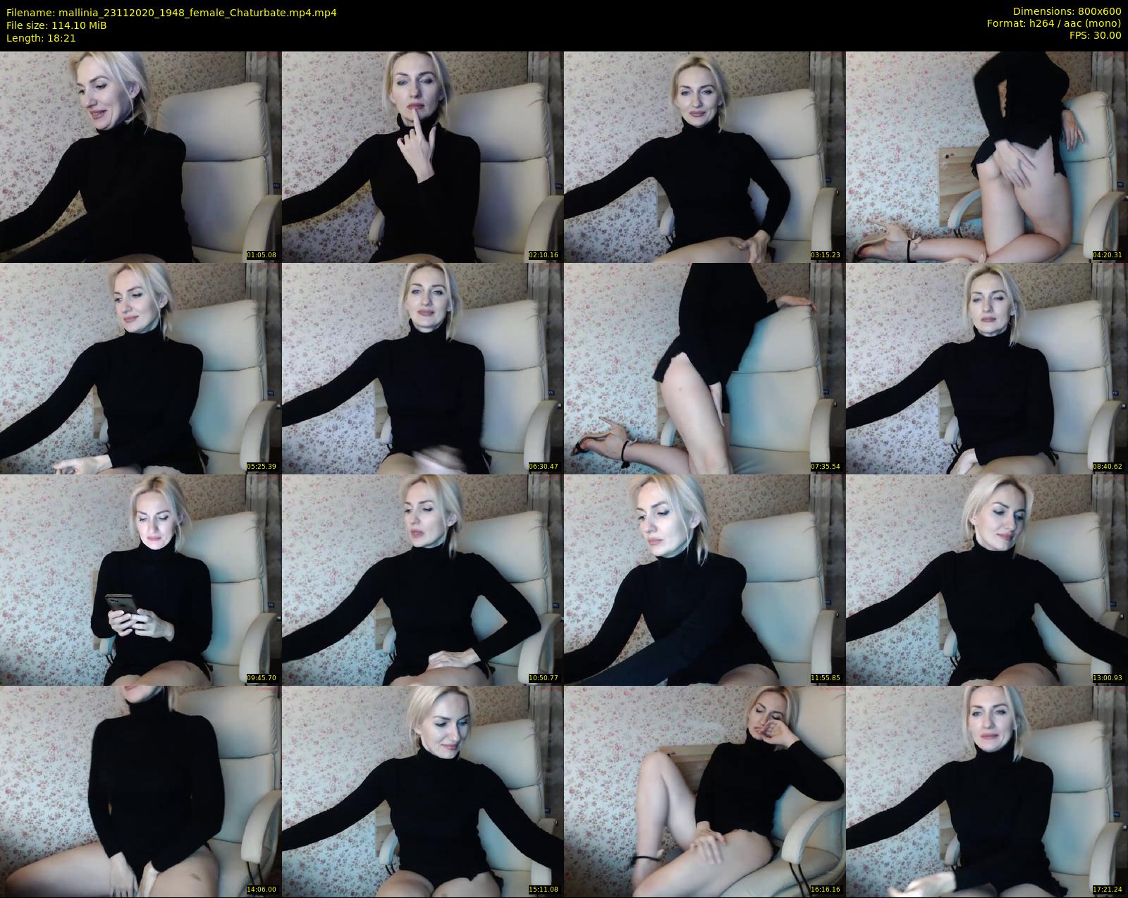 mallinia — 19 minute Chaturbate female cam show recording, 480p, Nov 23, 2020