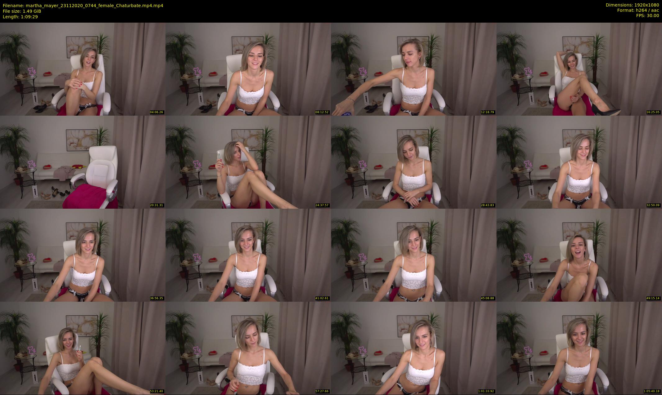 martha_mayer — 70 minute Chaturbate female cam show recording, 1080p, Nov 23, 2020