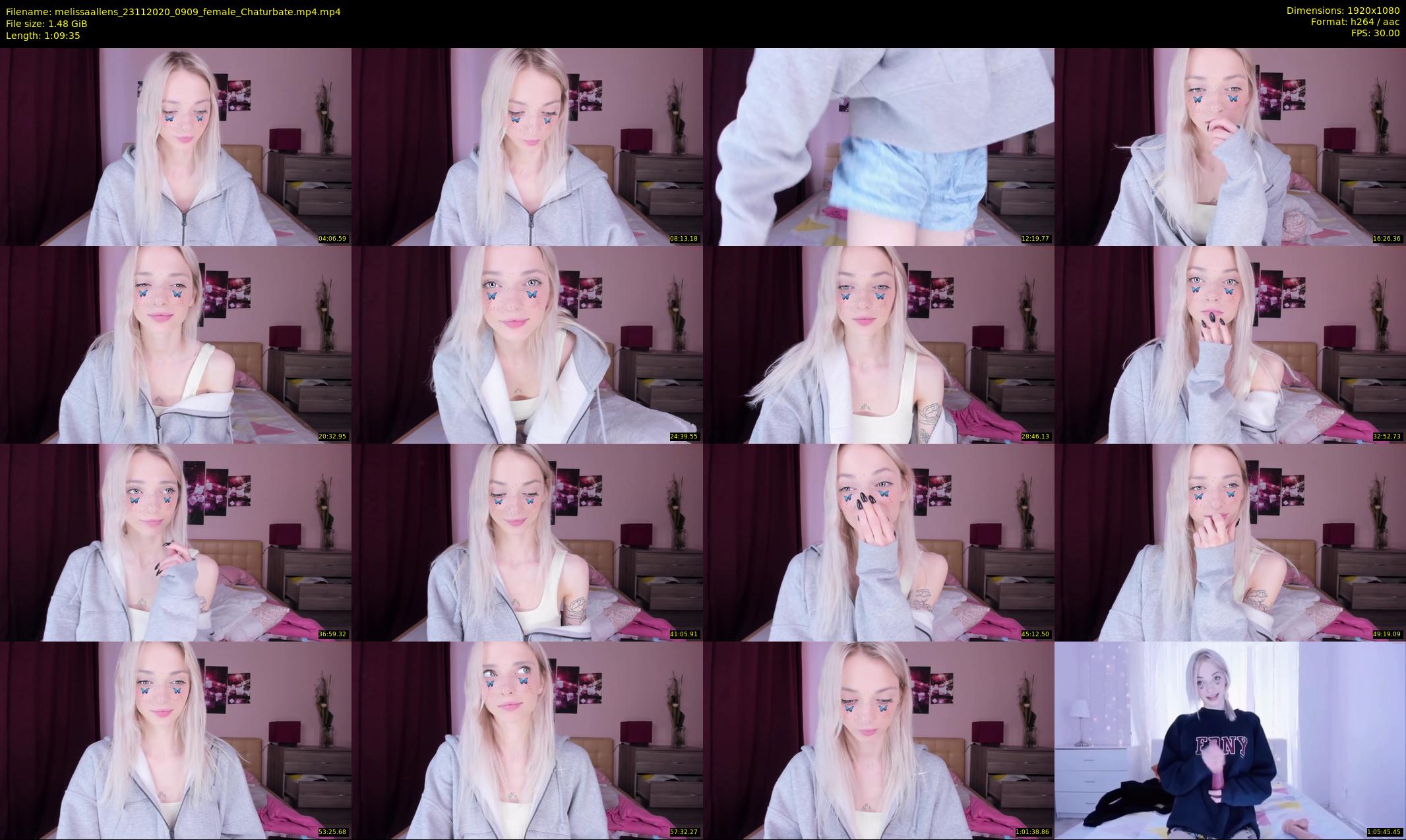 melissaallens — 70 minute Chaturbate female cam show recording, 1080p, Nov 23, 2020