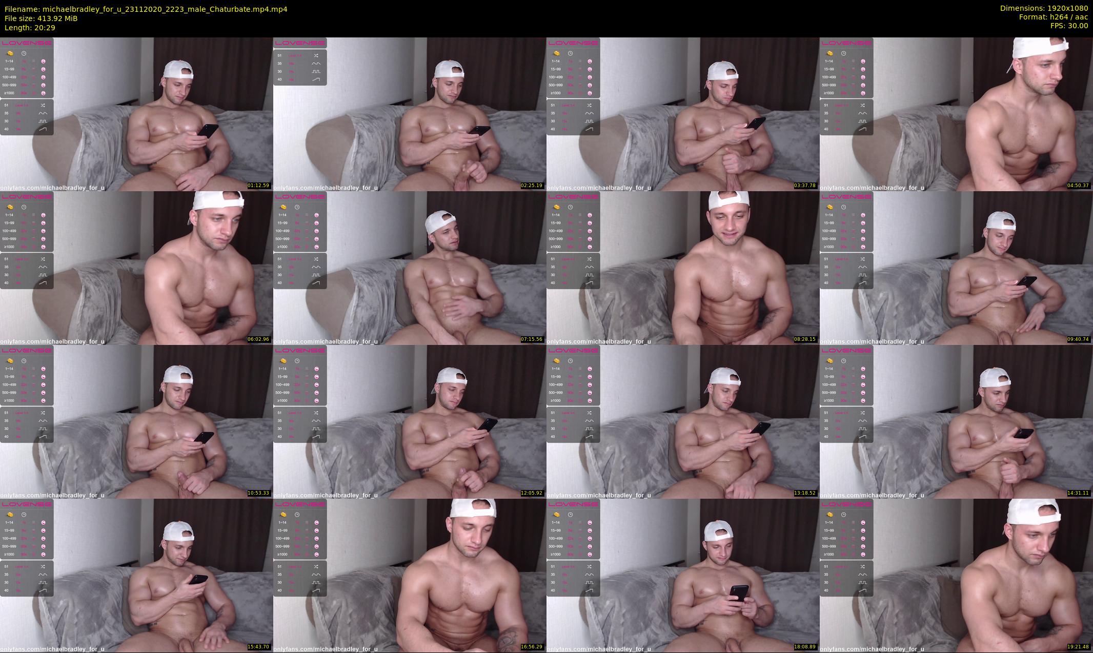 michaelbradley_for_u — 21 minute Chaturbate male cam show recording, 1080p, Nov 23, 2020