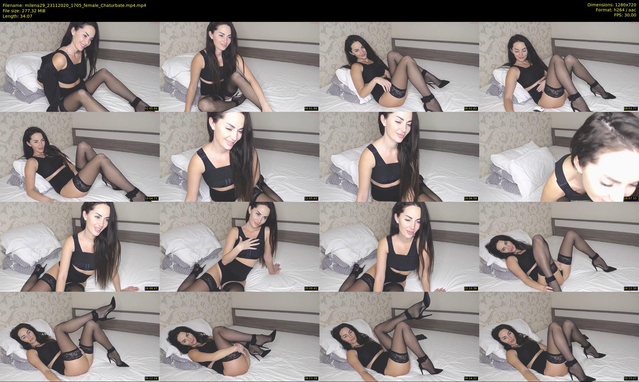 milena29 — 35 minute Chaturbate female cam show recording, 720p, Nov 23, 2020