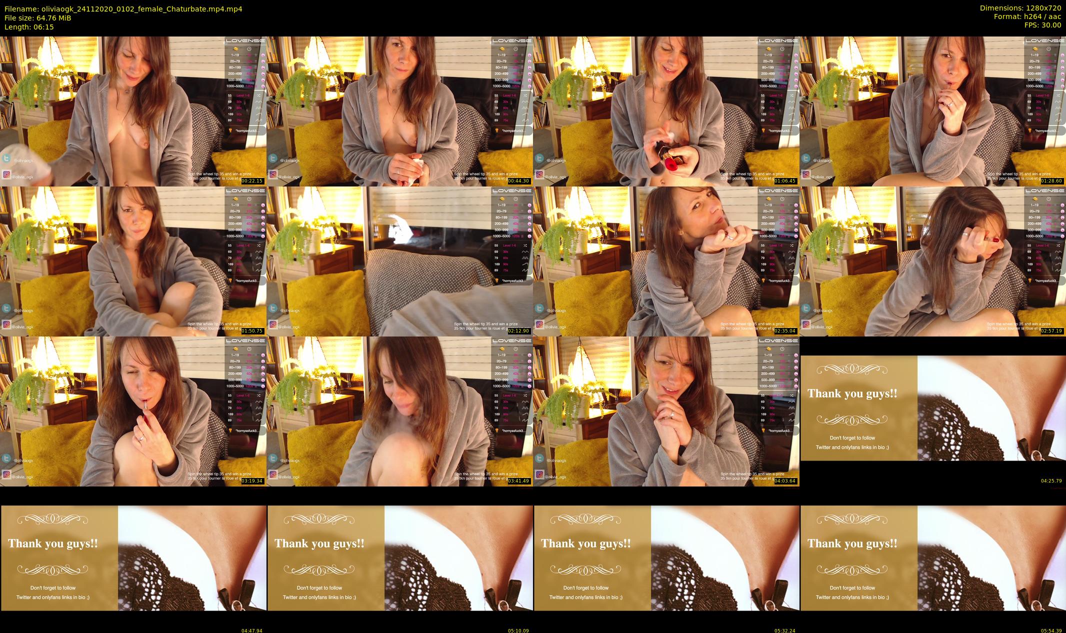 oliviaogk — 7 minute Chaturbate female cam show recording, 720p, Nov 24, 2020