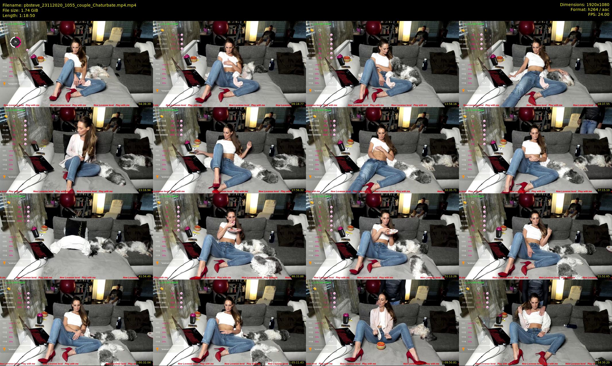 pbsteve — 79 minute Chaturbate couple cam show recording, 1080p, Nov 23, 2020