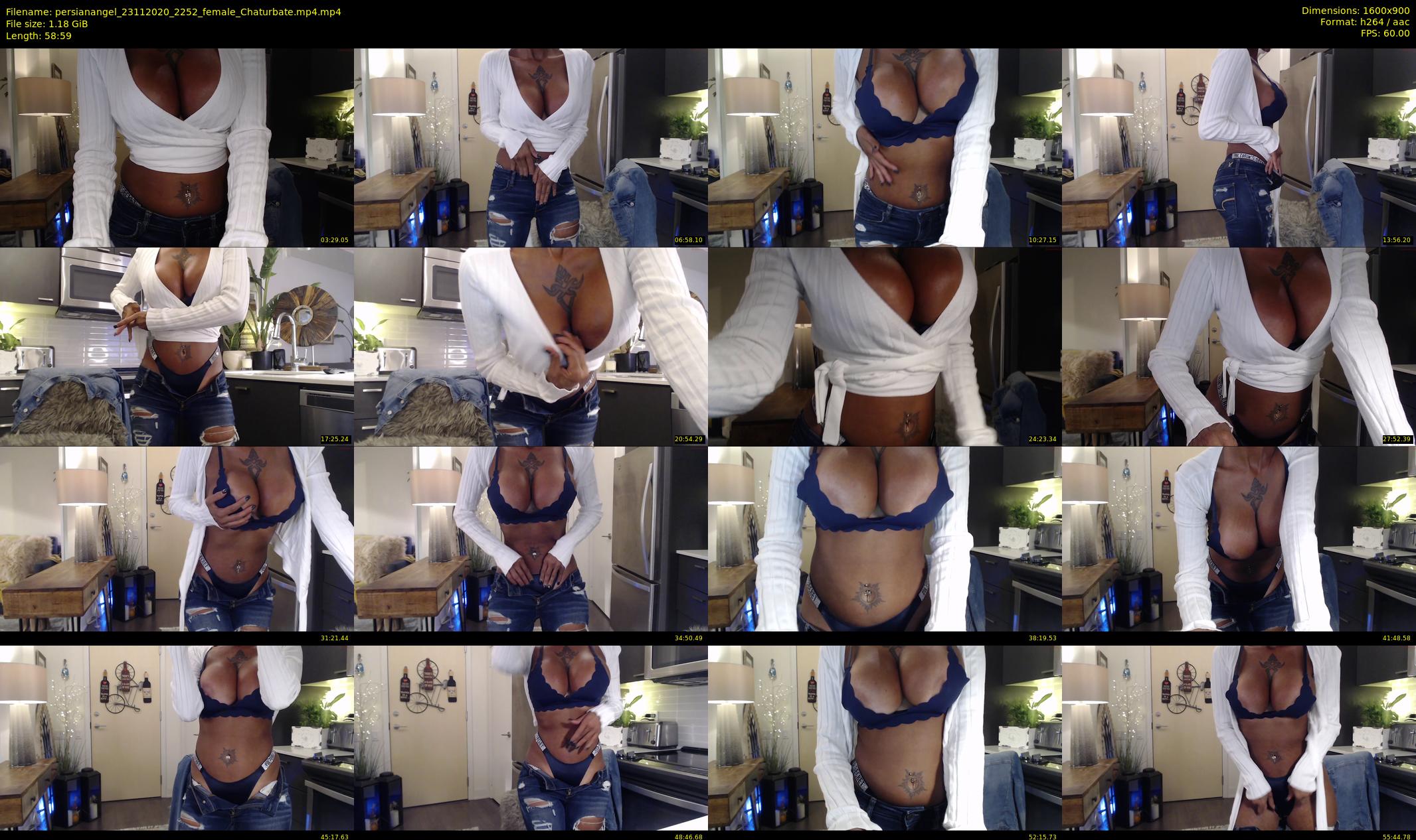 persianangel — 59 minute Chaturbate female cam show recording, 720p, Nov 23, 2020
