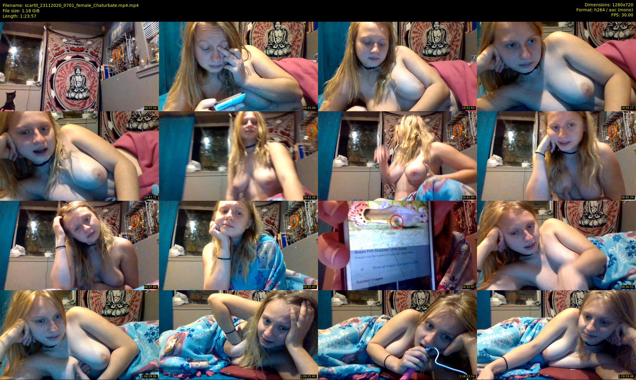 scartit — 84 minute Chaturbate female cam show recording, 720p, Nov 23, 2020