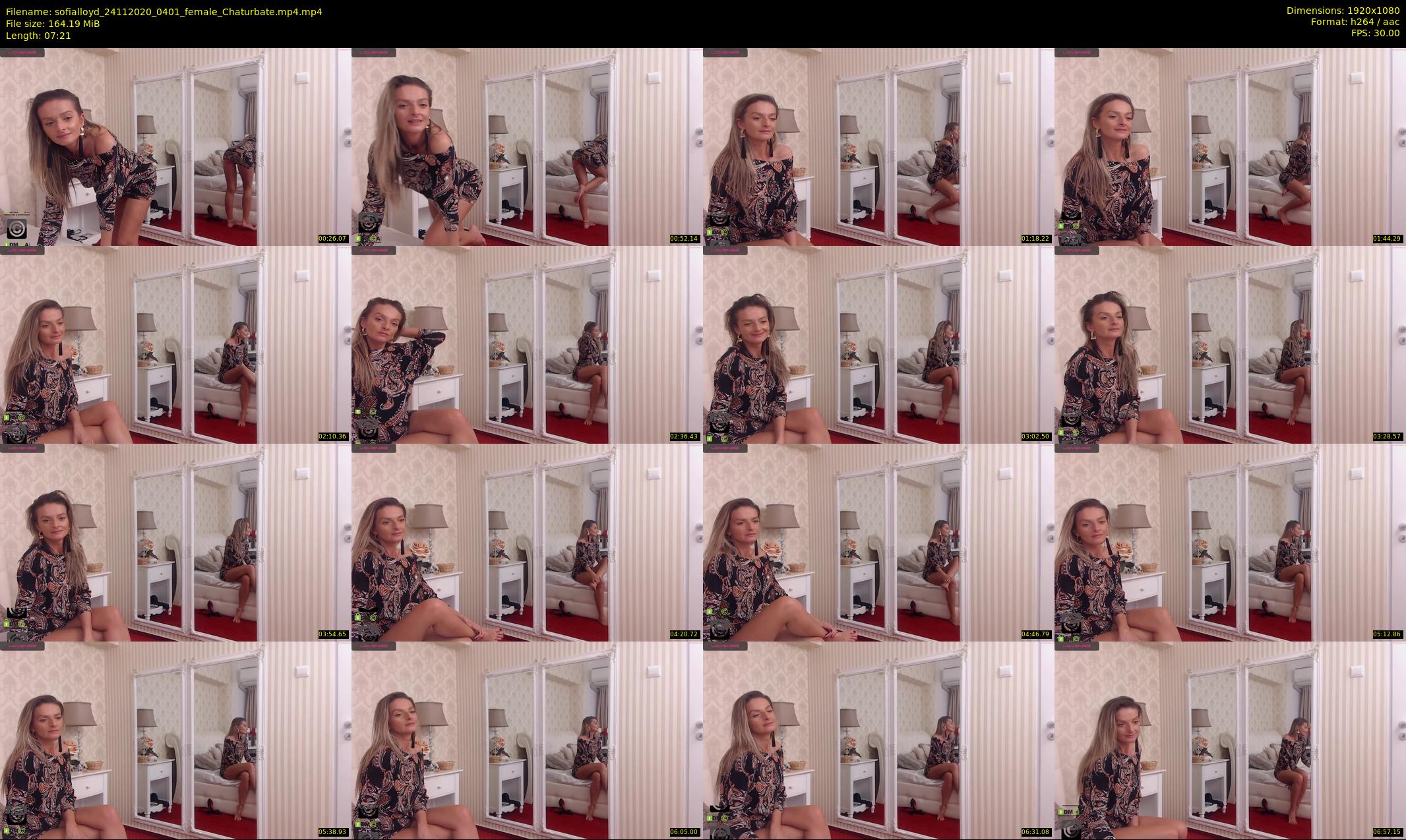 sofialloyd — 8 minute Chaturbate female cam show recording, 1080p, Nov 24, 2020