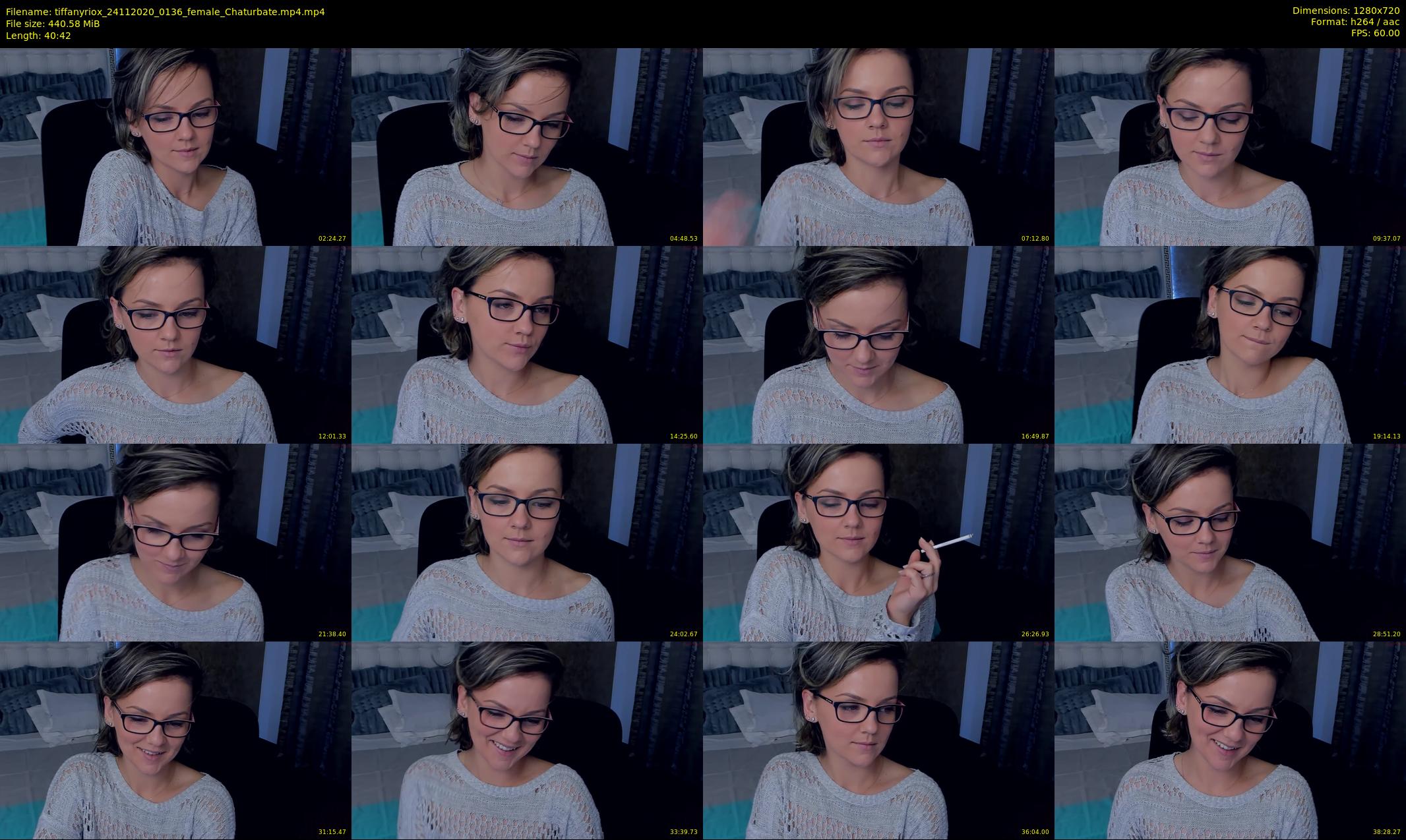 tiffanyriox — 41 minute Chaturbate female cam show recording, 720p, Nov 24, 2020